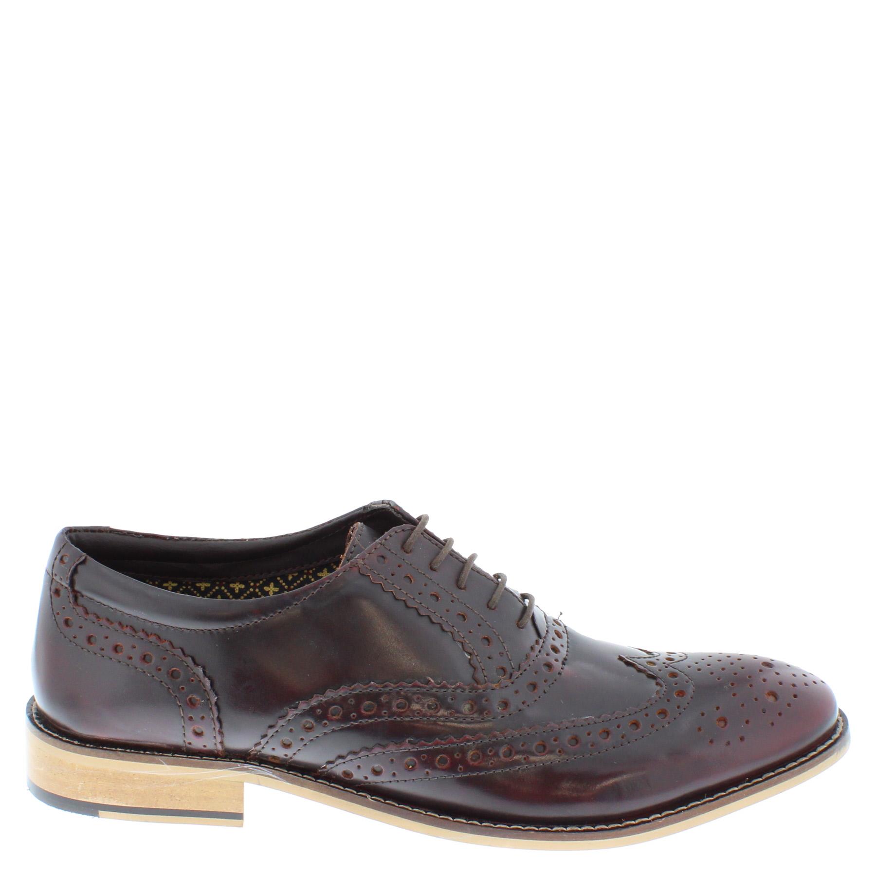 Herren Leder Schnürung Budapester Formell Brogues Schuhe Größe 7 8 9 10 11 12 - Bild 3 von 24