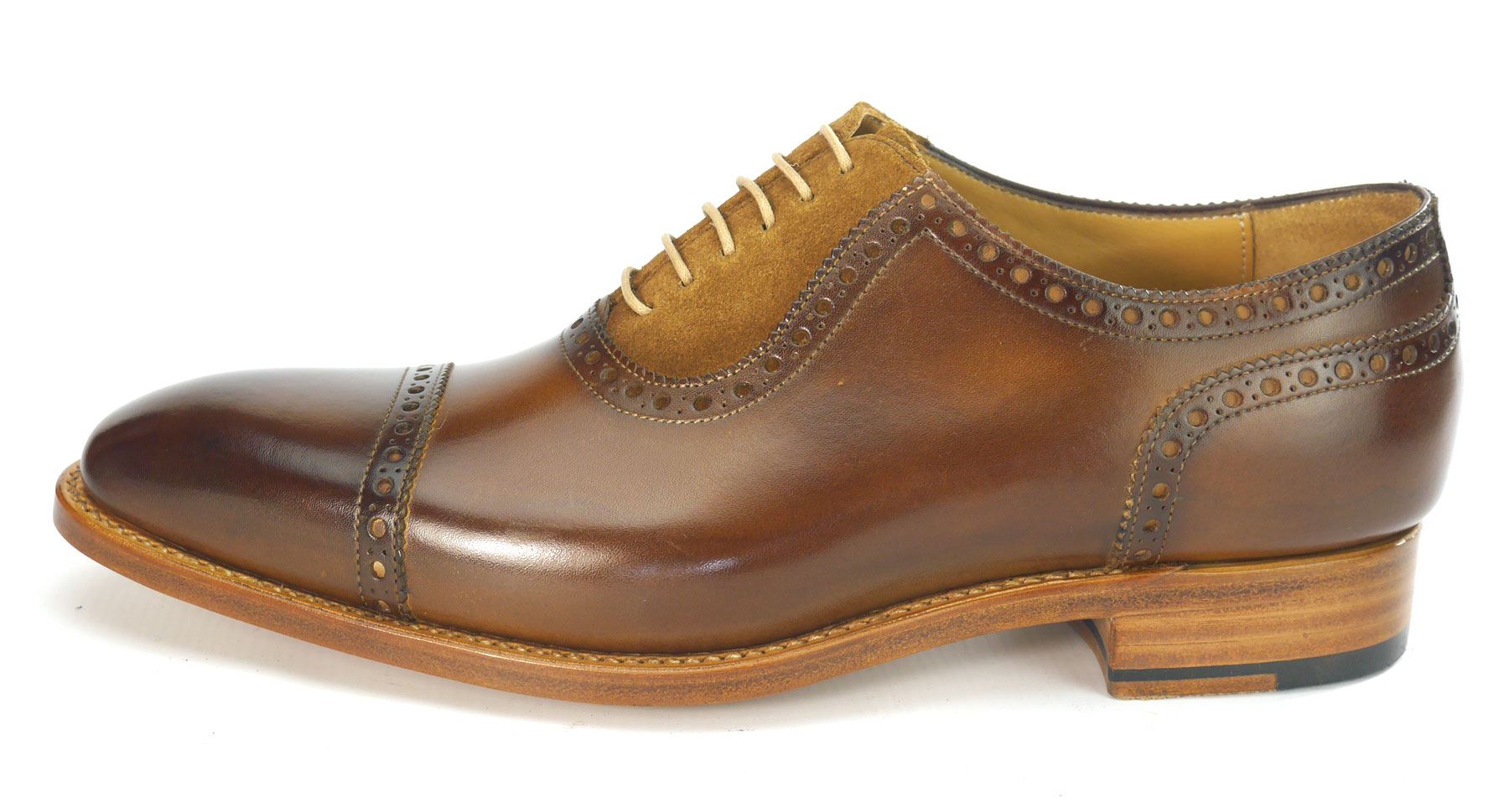 Carlos a Santos 4391 stringati in pelle profilata tutti fatti a Carlos mano Scarpe Marrone Algarve addb24 Carlos a Santos 4391 stringati in pelle profilata tutti fatti a Carlos mano Scarpe Marrone Algarve addb24