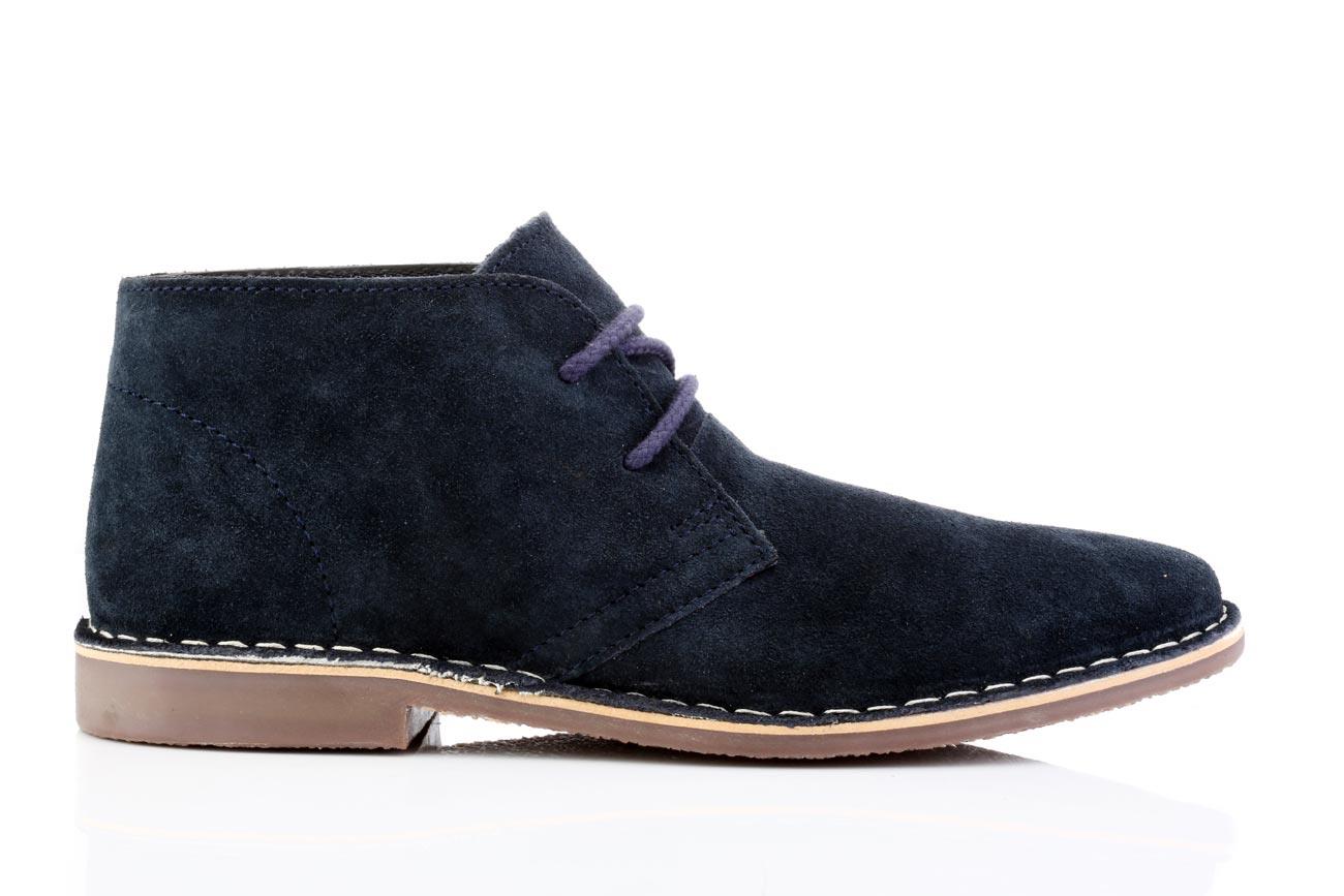 Botas de gamuza para hombre del desierto cinta roja cuero con cordones Chukka Gobi 7 8 9 10 11 12 - Imagen 13 de 20