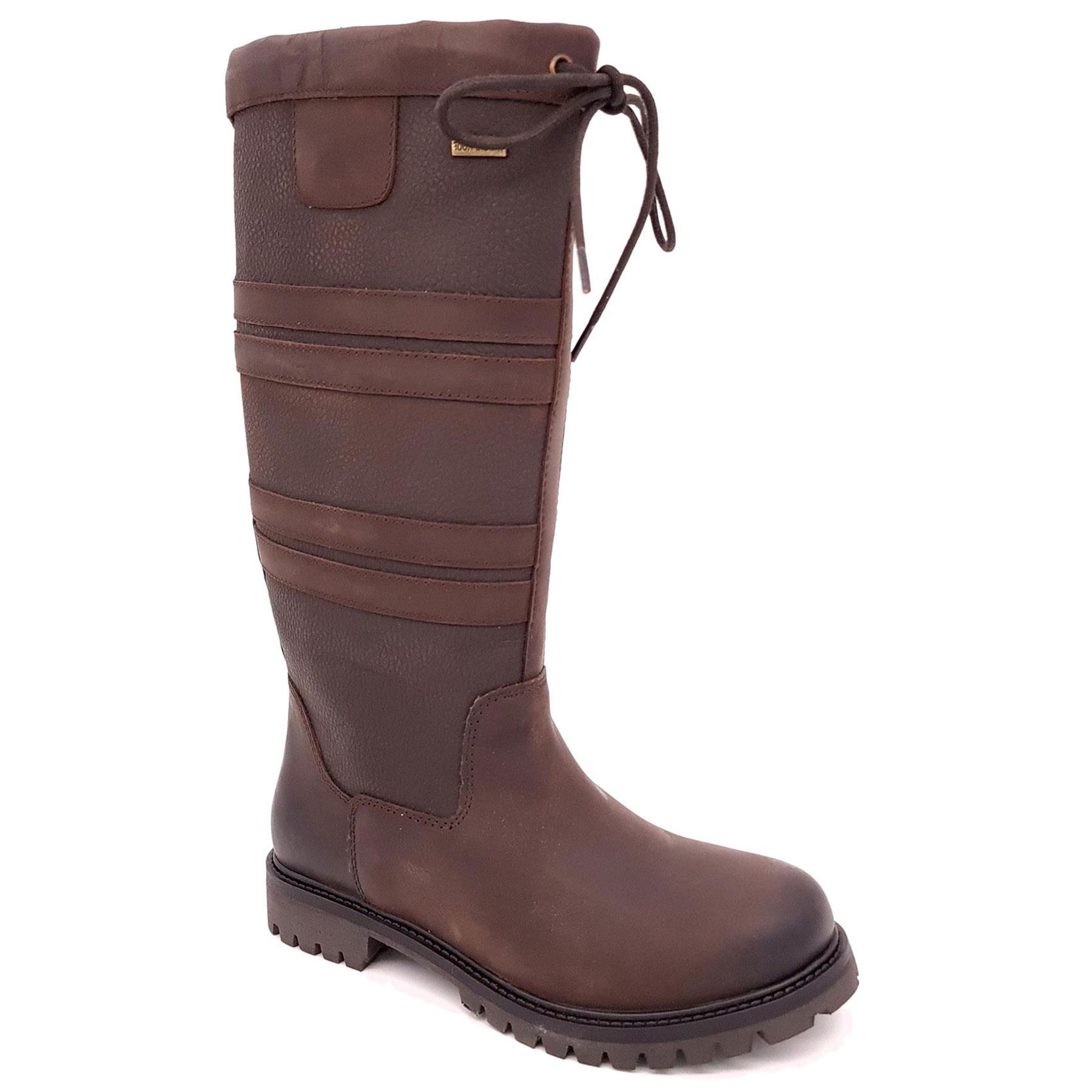 Equestrian Country Field Boots Leather Walking Waterproof Long Boots Mens Ladies - Picture 2 of 13