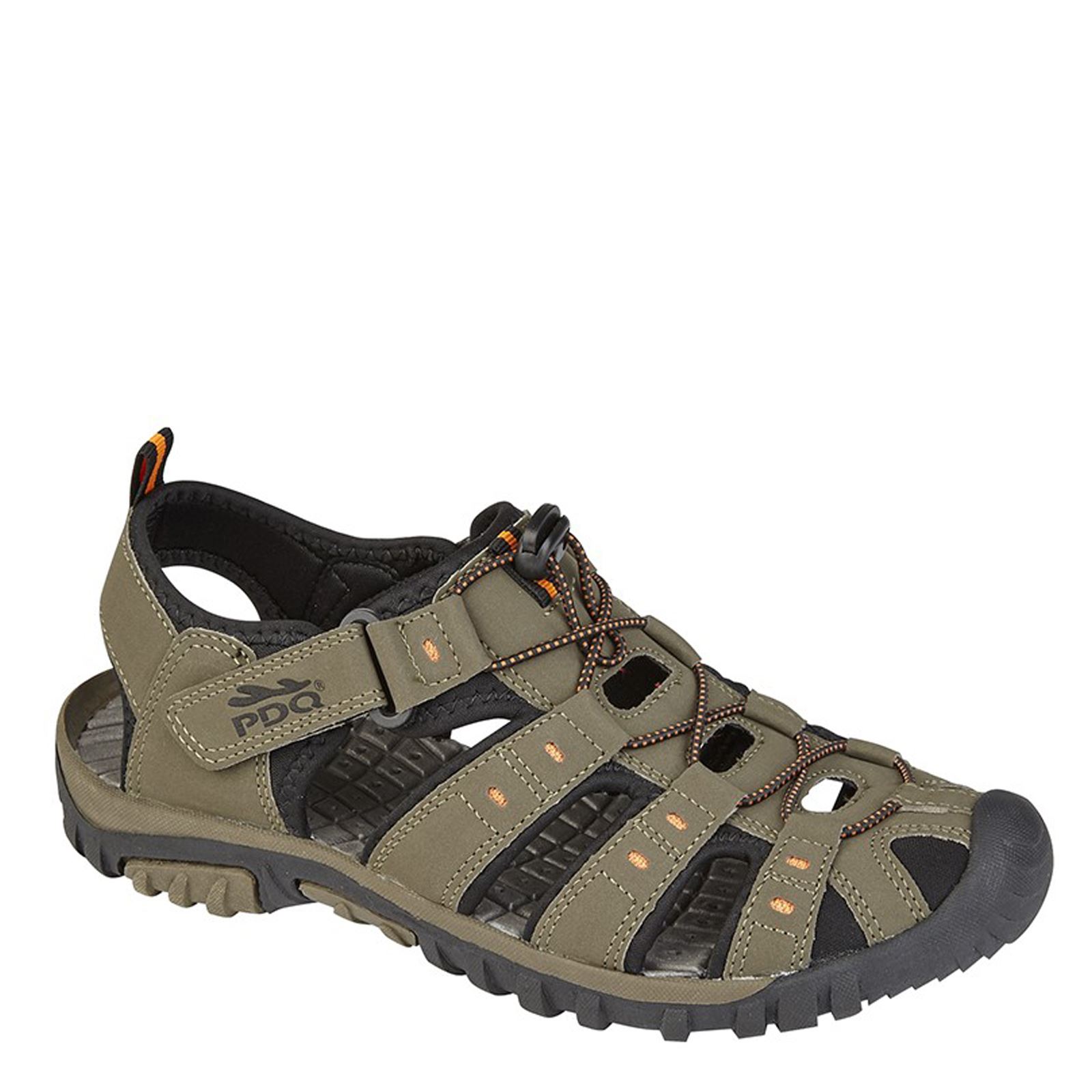 Pdq B 040 Ladies' Toggle/Touch Fastening Trail Flat Hiking Sandals - Picture 2 of 5