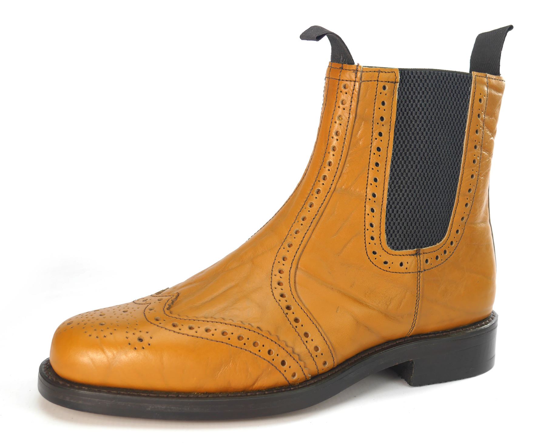 leather soled brogue boots