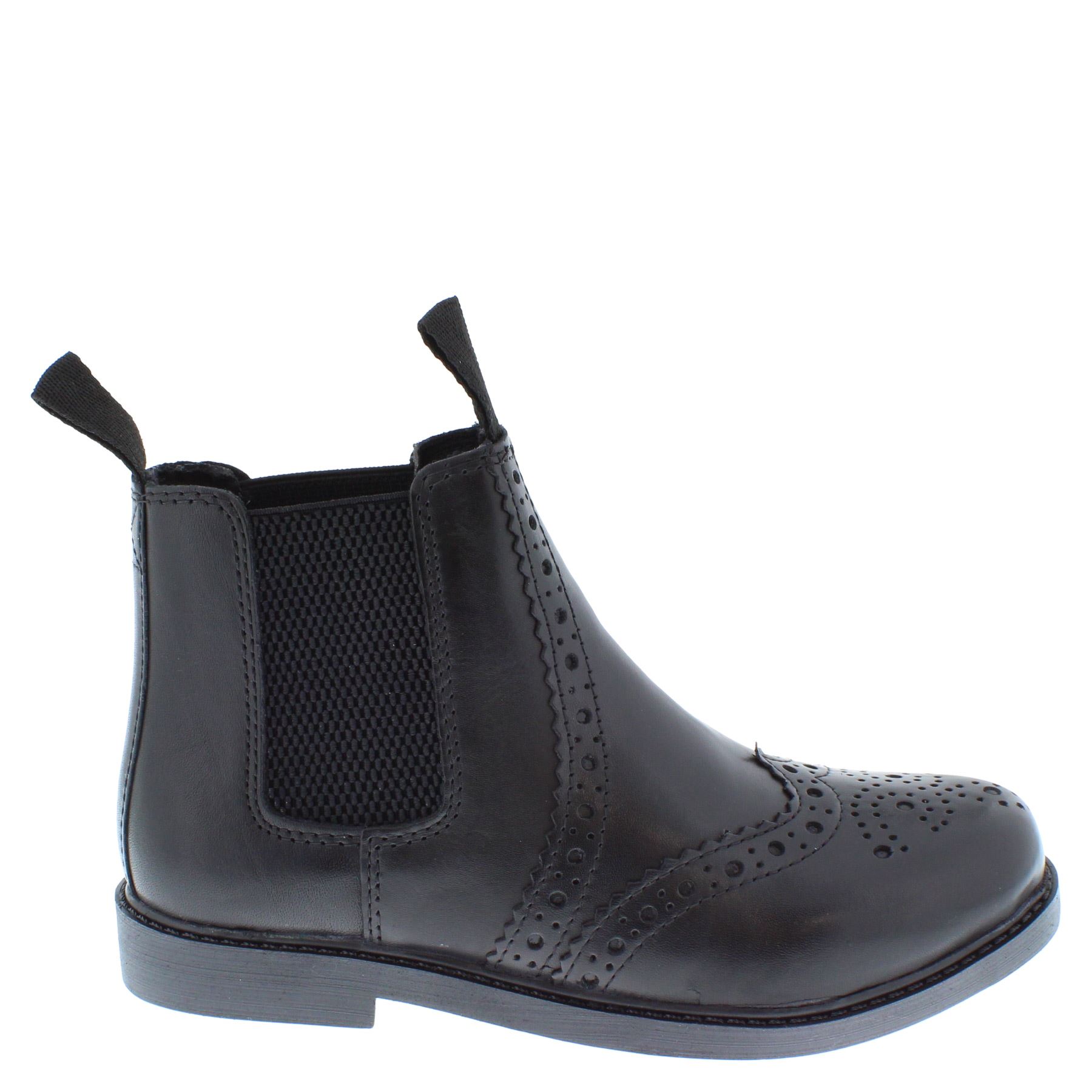 Frank James Cheltenham Boys Girls Brogue Chelsea Leather Jodphur Boots - Picture 3 of 25
