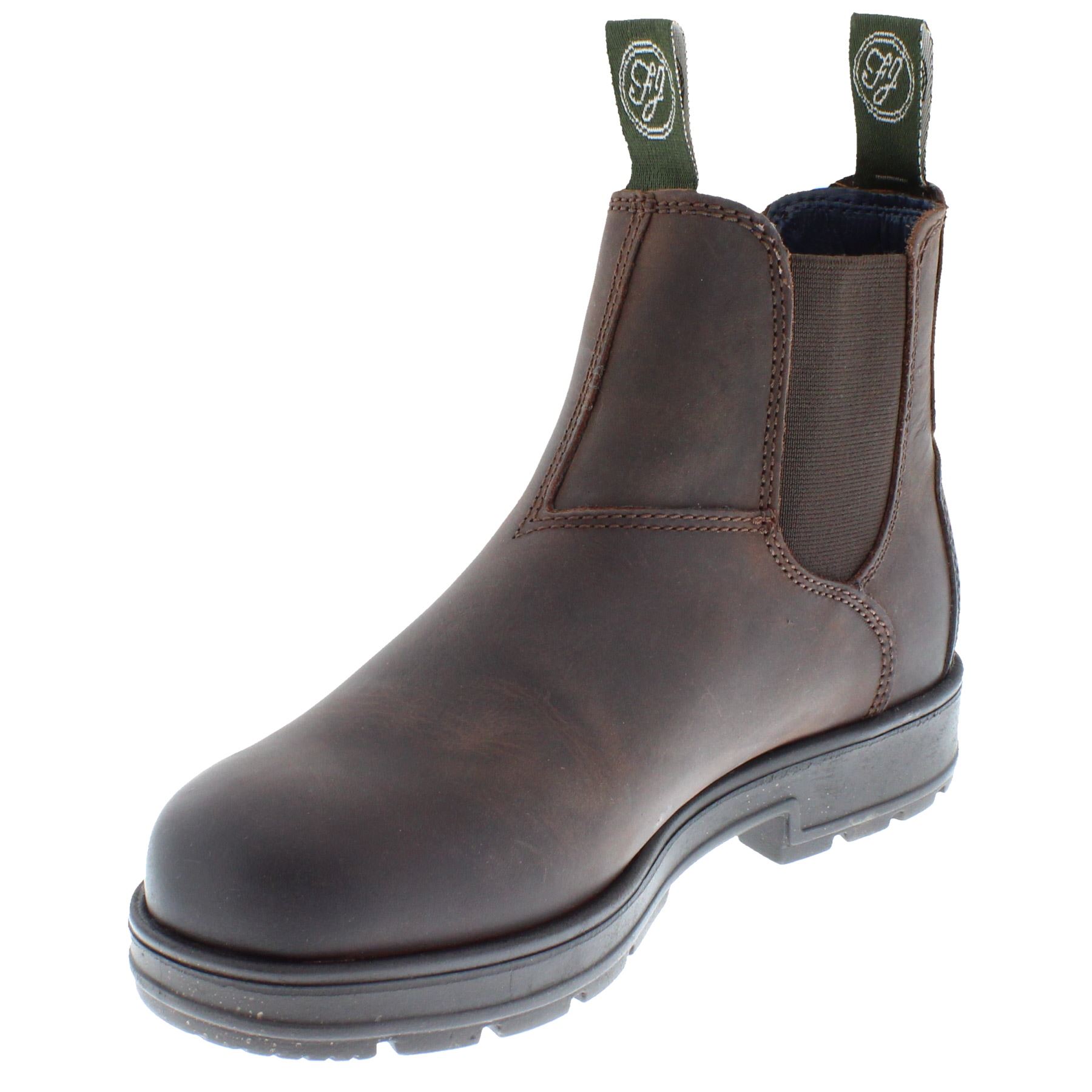 Frank James Women's Suffolk Brown Leather Chelsea Dealer Boots - Picture 4 of 17