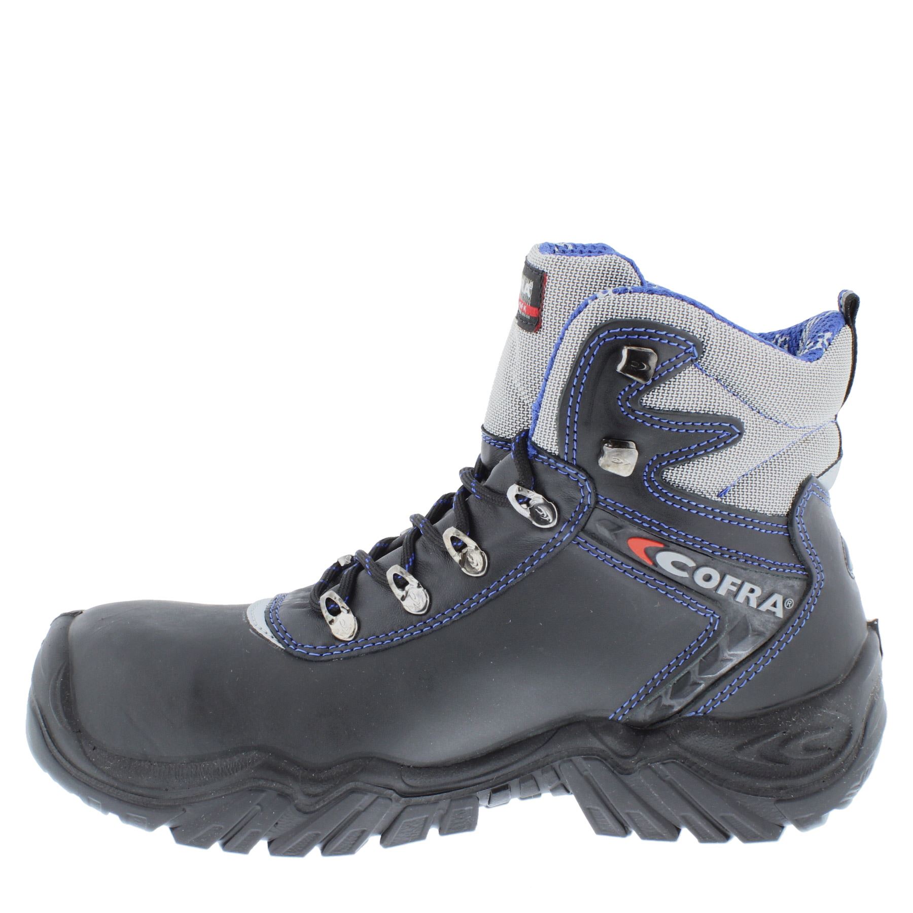 Cofra Magdenburg S3 WR HRO SRC Black Leather Water Repellent Hiker Safety Boots - Picture 5 of 9