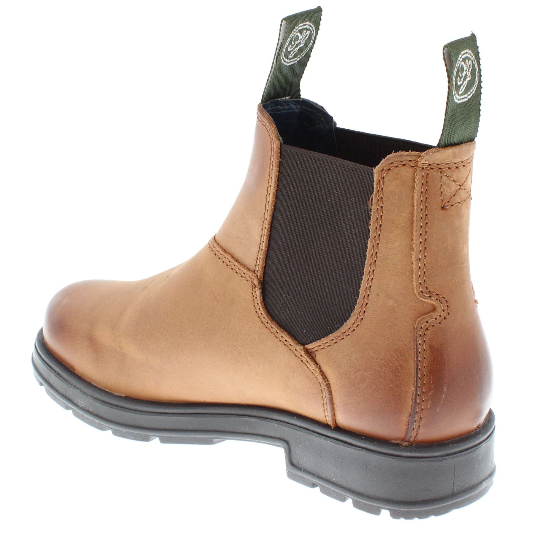 Frank James Women's Suffolk Brown Leather Chelsea Dealer Boots - Picture 14 of 17