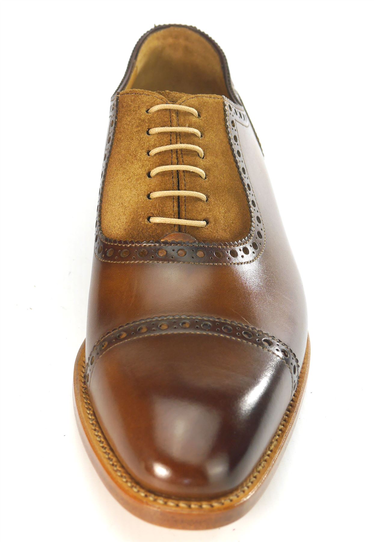 Carlos a Santos 4391 stringati in pelle profilata tutti fatti a Carlos mano Scarpe Marrone Algarve addb24 Carlos a Santos 4391 stringati in pelle profilata tutti fatti a Carlos mano Scarpe Marrone Algarve addb24