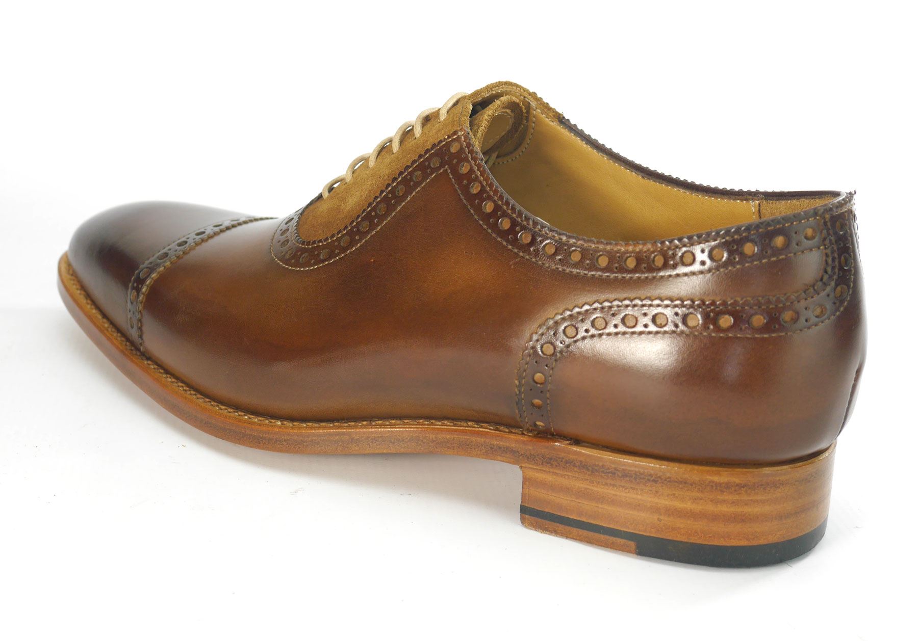 Carlos a Santos 4391 stringati in pelle profilata tutti fatti a Carlos mano Scarpe Marrone Algarve addb24 Carlos a Santos 4391 stringati in pelle profilata tutti fatti a Carlos mano Scarpe Marrone Algarve addb24