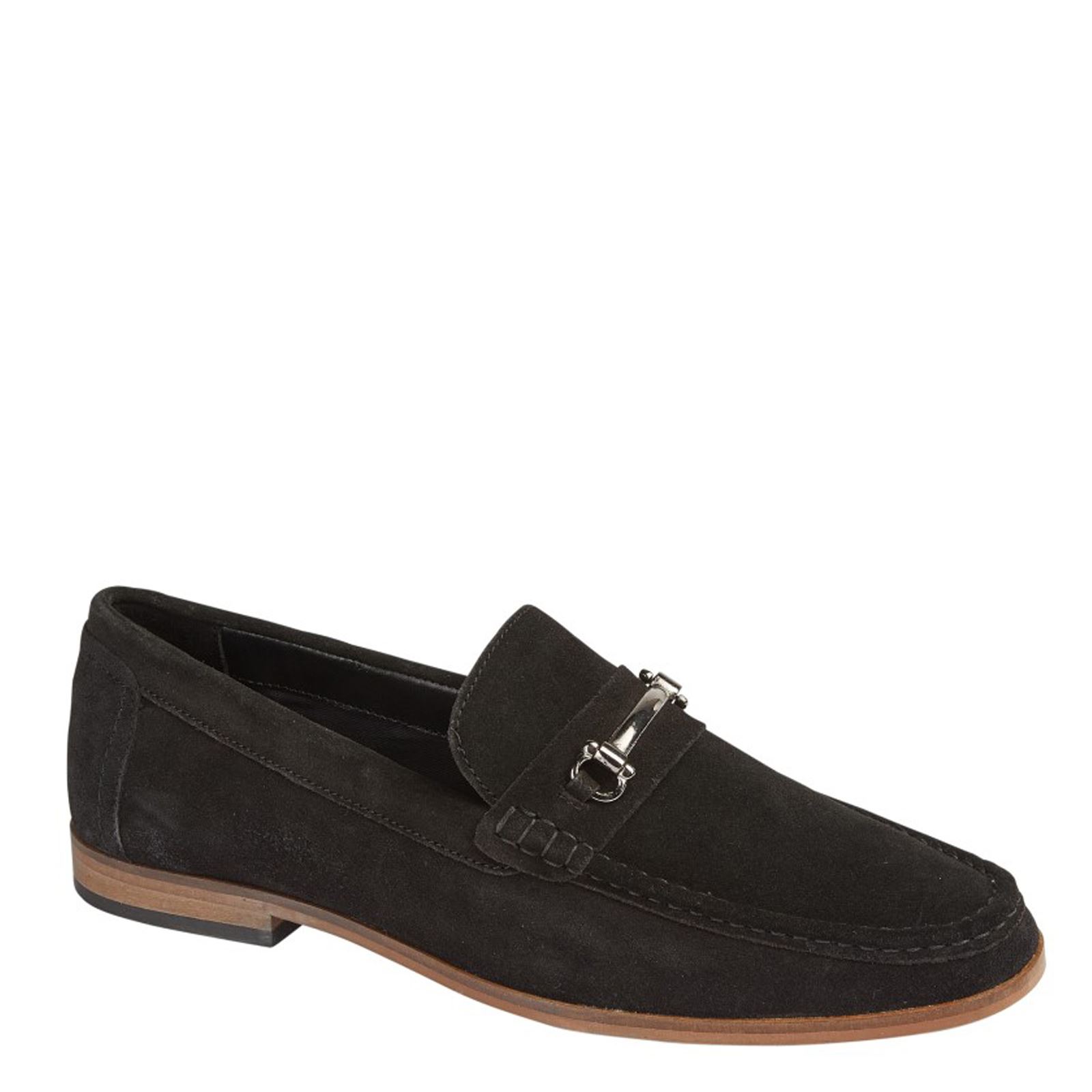 Roamers M 595 Men's Slip On Suede Horsebit Penny Loafer Shoes - Picture 2 of 7