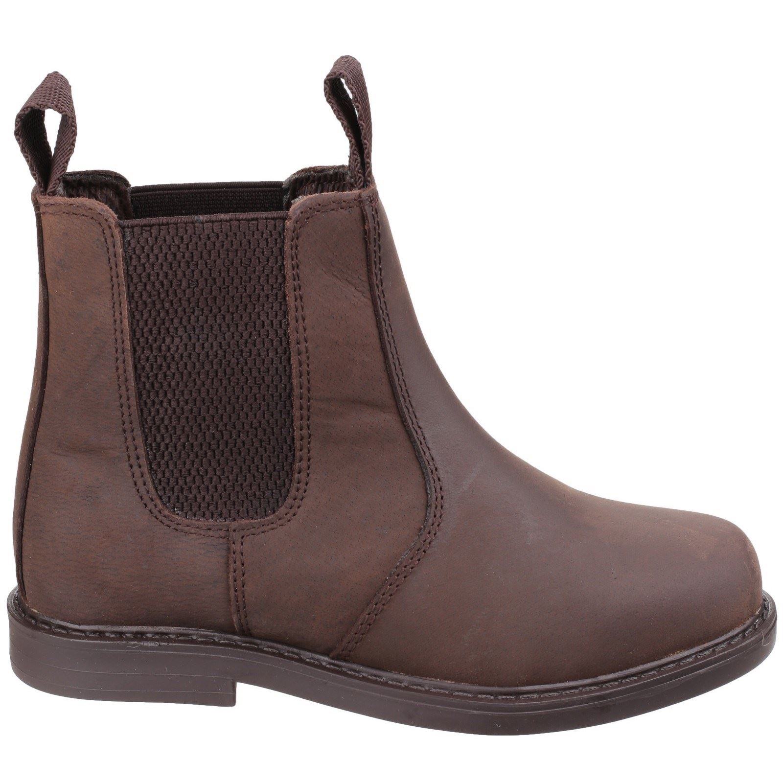 Amblers Childrens Boots Camberwell Pull On Dealer Boot Brown Non Safety