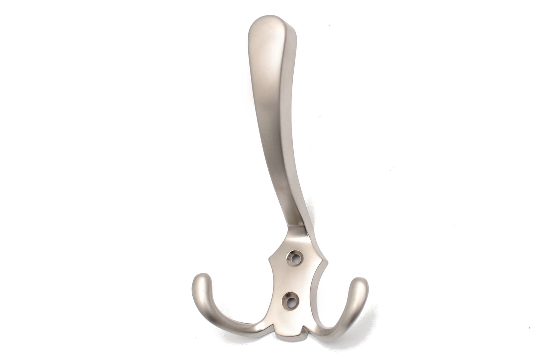 Double Triple Hat Coat Hanger Hook Door Wall Bath Chrome Satin Gold