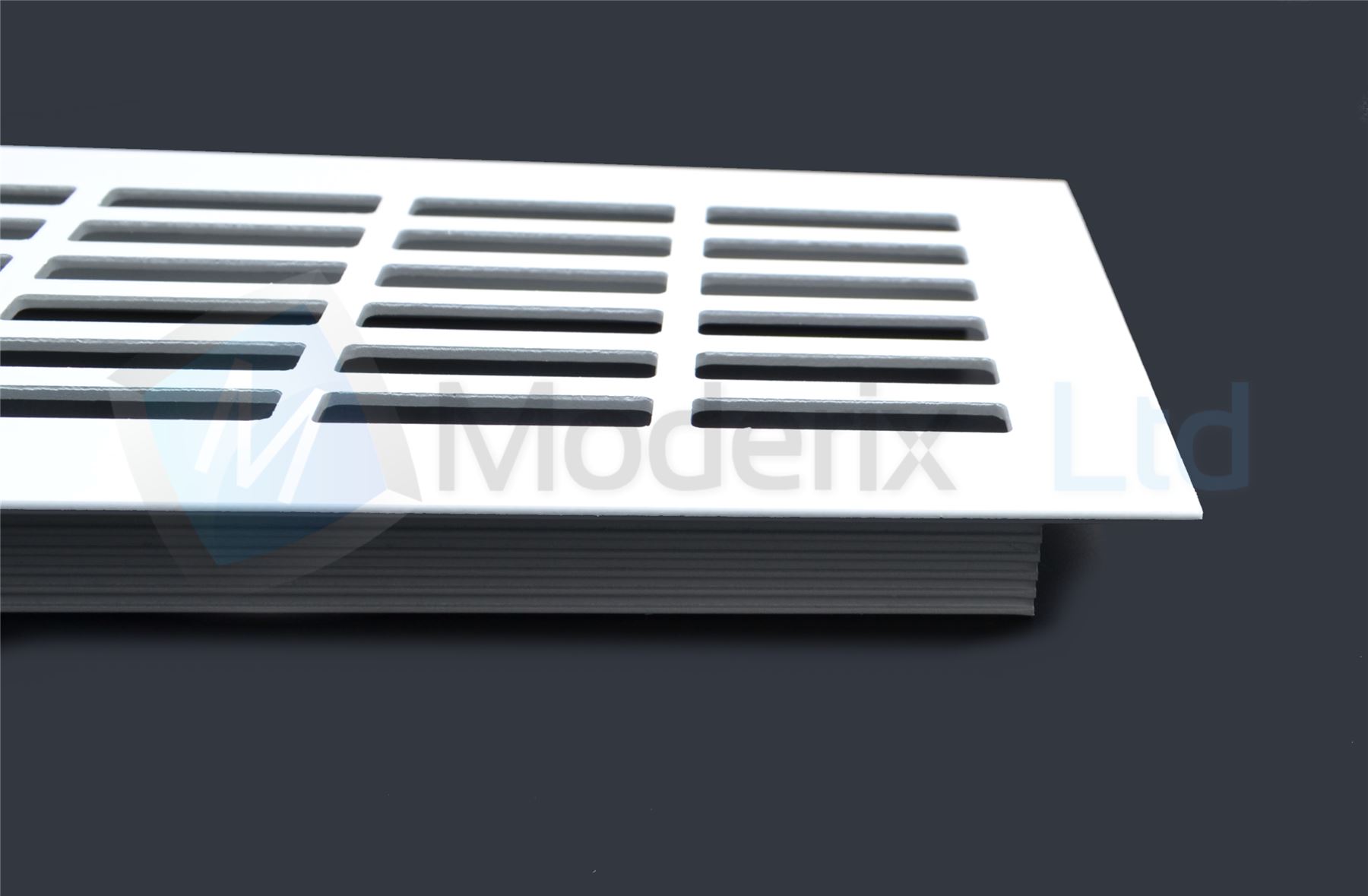 Aluminium, White, Brushed Chrome Vent Grill Kitchen Plinth Worktop Heat