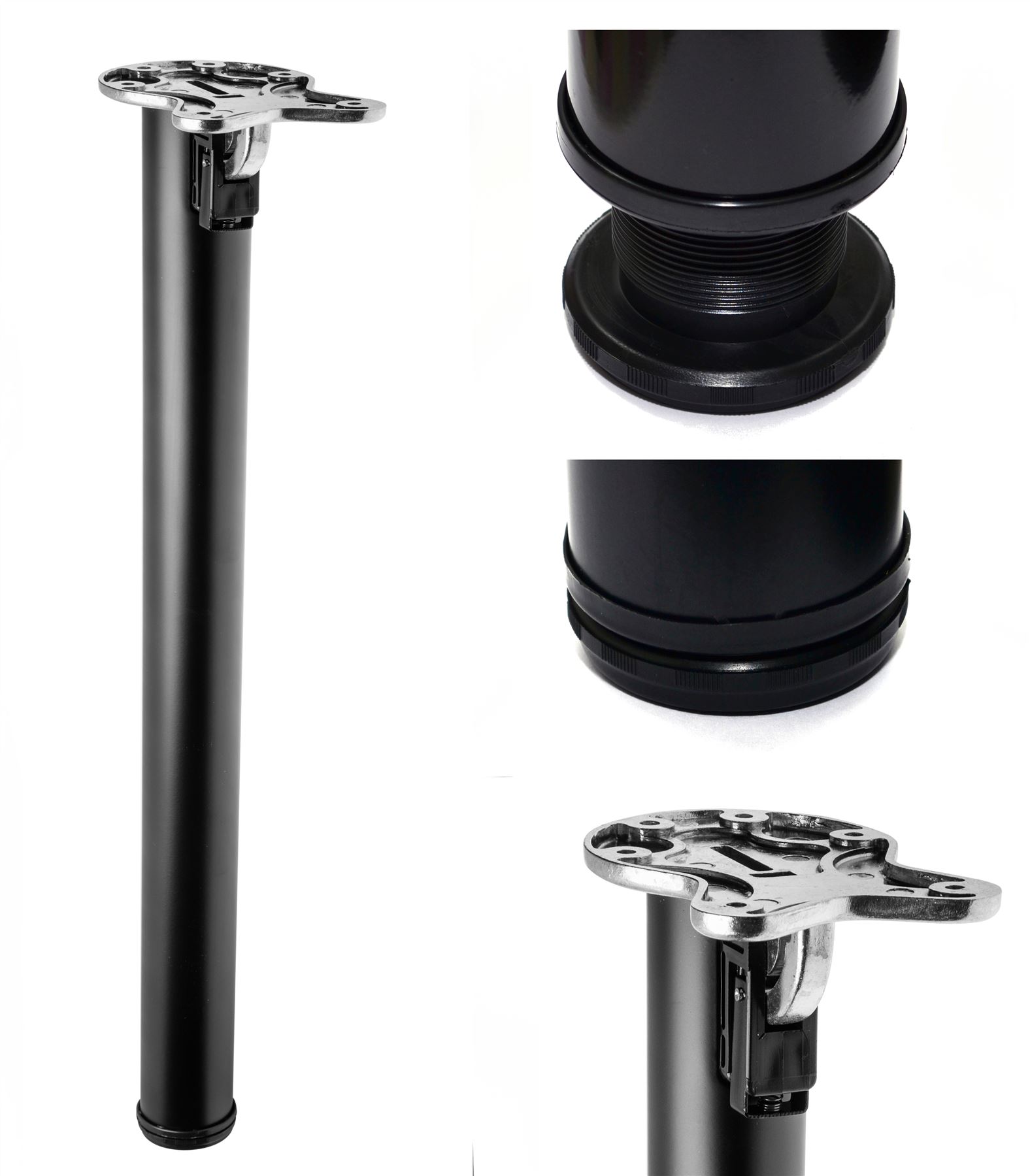 870mm 710mm Folding Breakfast Bar Worktop Support Table Leg 50mm