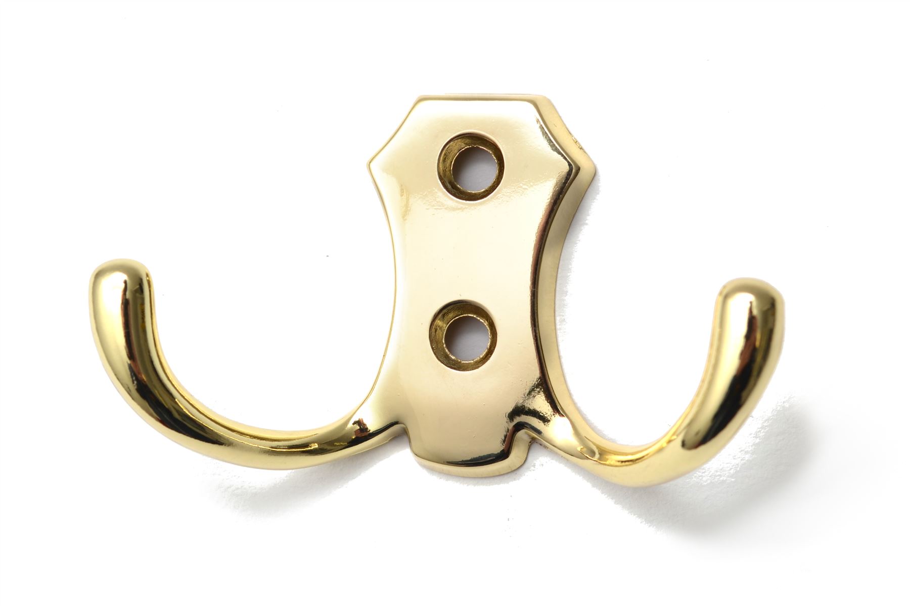 Double Triple Hat Coat Hanger Hook Door Wall Bath Chrome Satin Gold