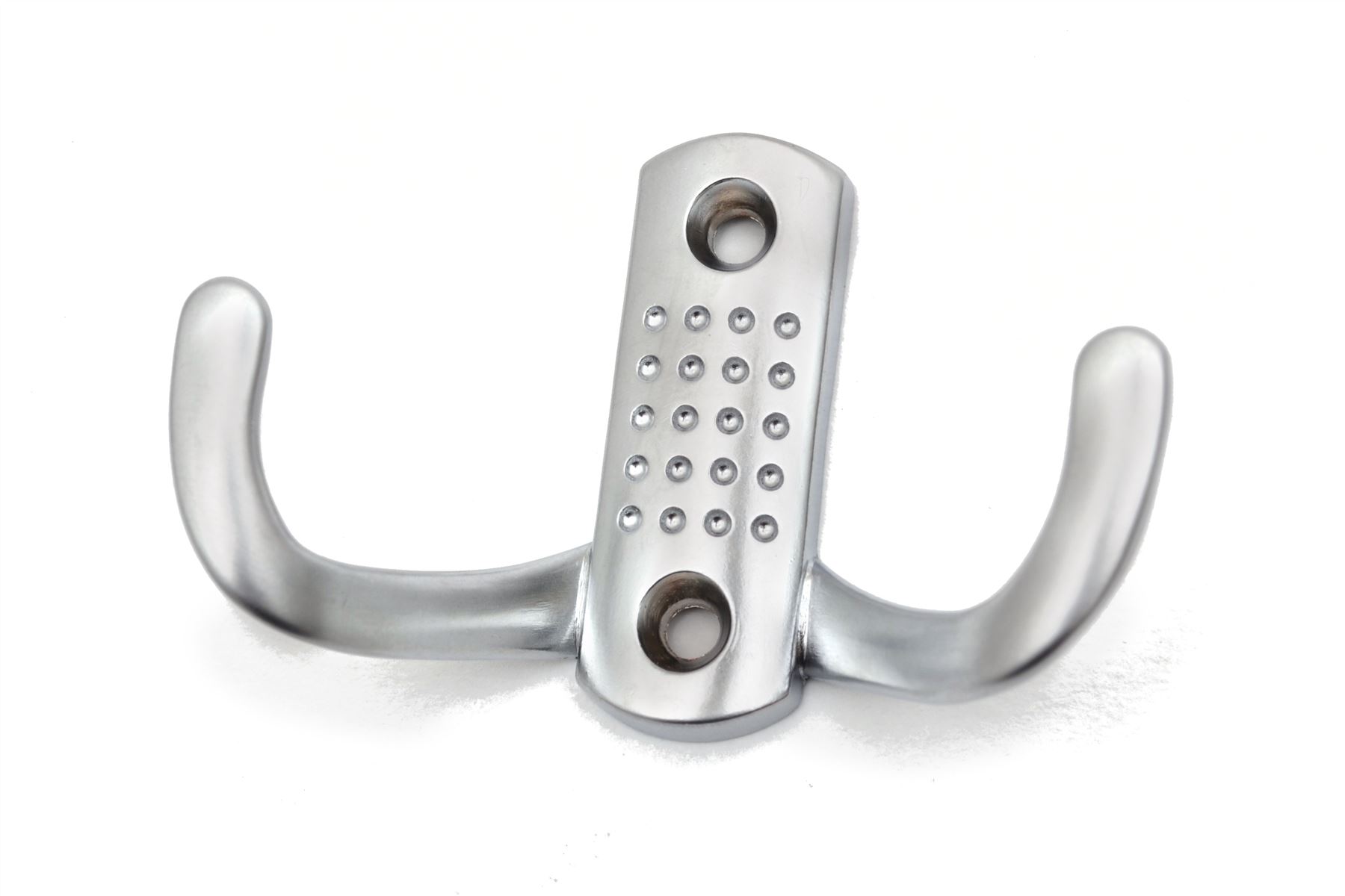 Double Triple Hat Coat Hanger Hook Door Wall Bath Chrome Satin Gold