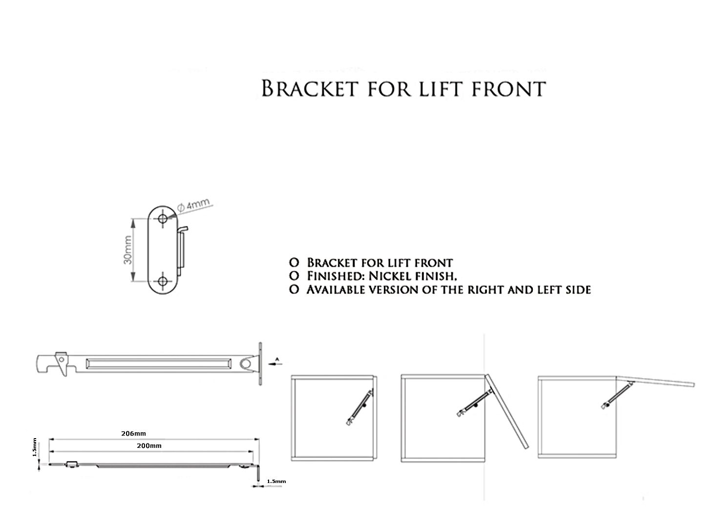 Schrank Möbel Tür Federbein enge Lift Up Down bleiben Unterstützung