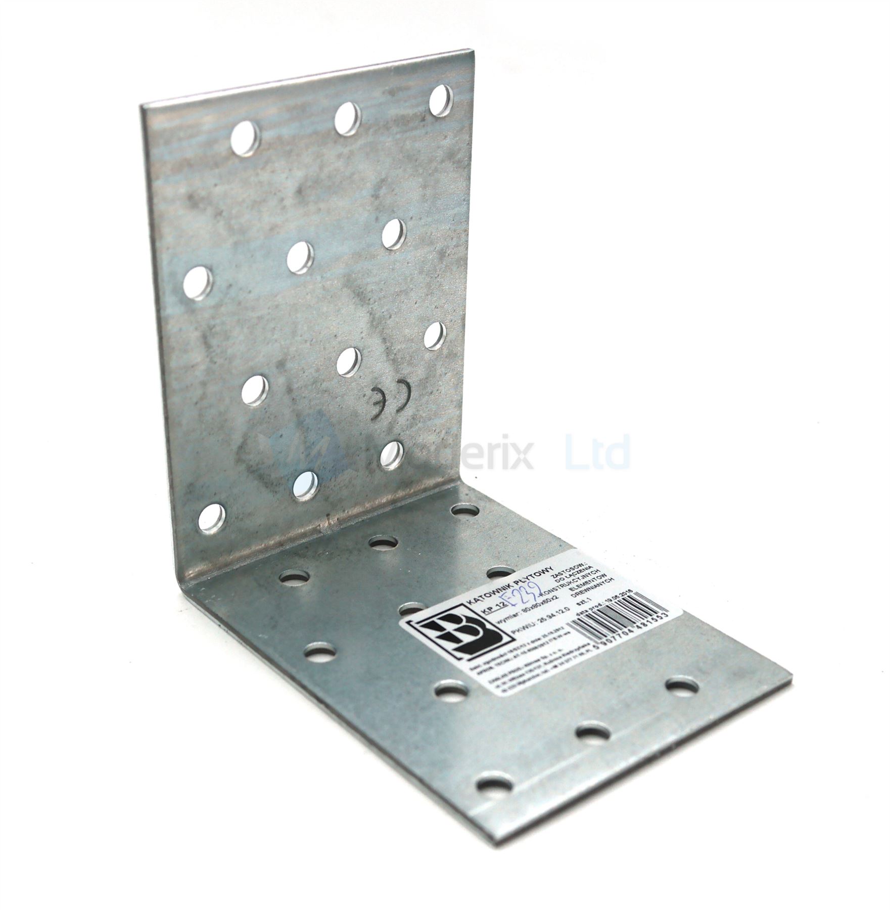Heavy Duty 2mm Galvanised Reinforced Corner Angle Bracket Packs
