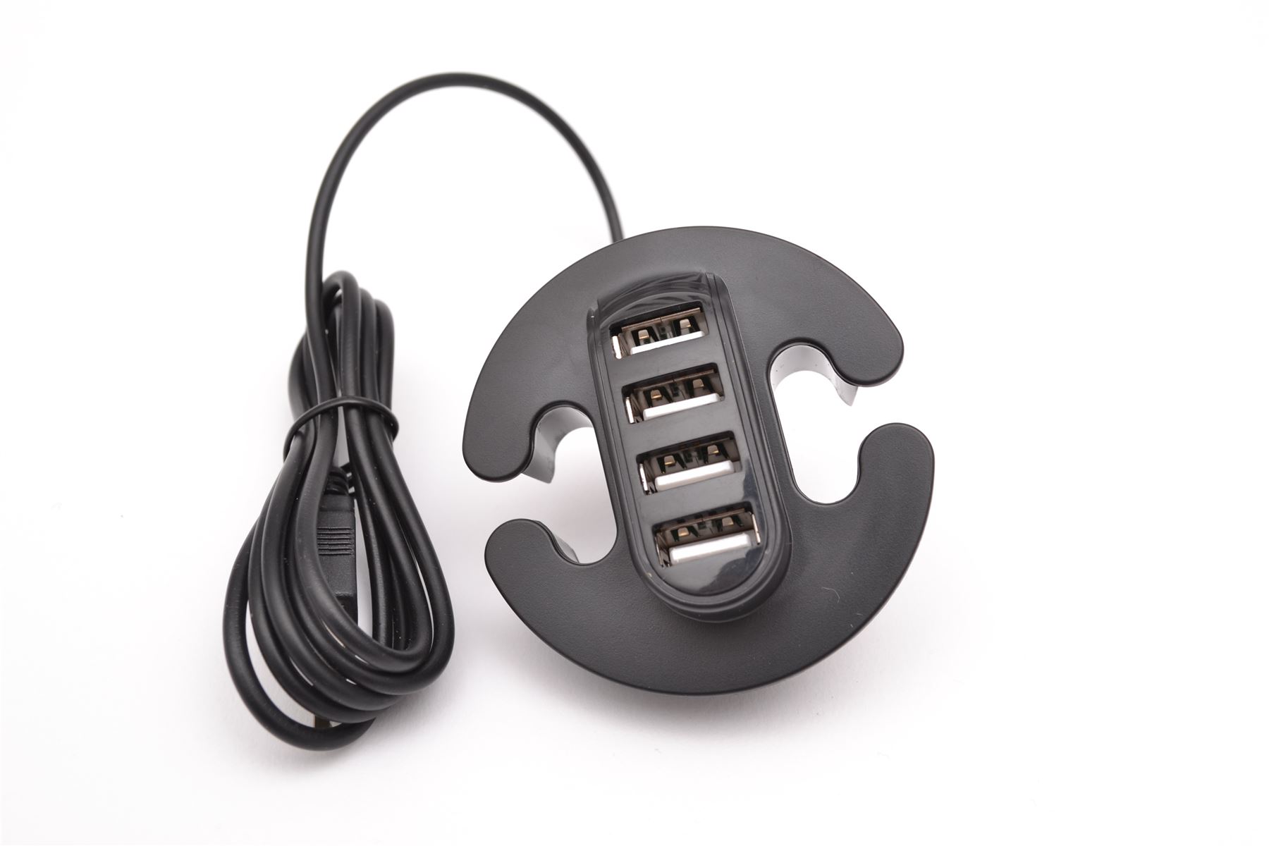 Desk Cable Tidy Outlet Metal USB ROUND SQUARE CUBE GROMMET INSERT eBay