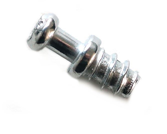 SILVER KNOCK DOWN CAM LOCK FLAT PACK FURNITURE FITTING, DOWEL