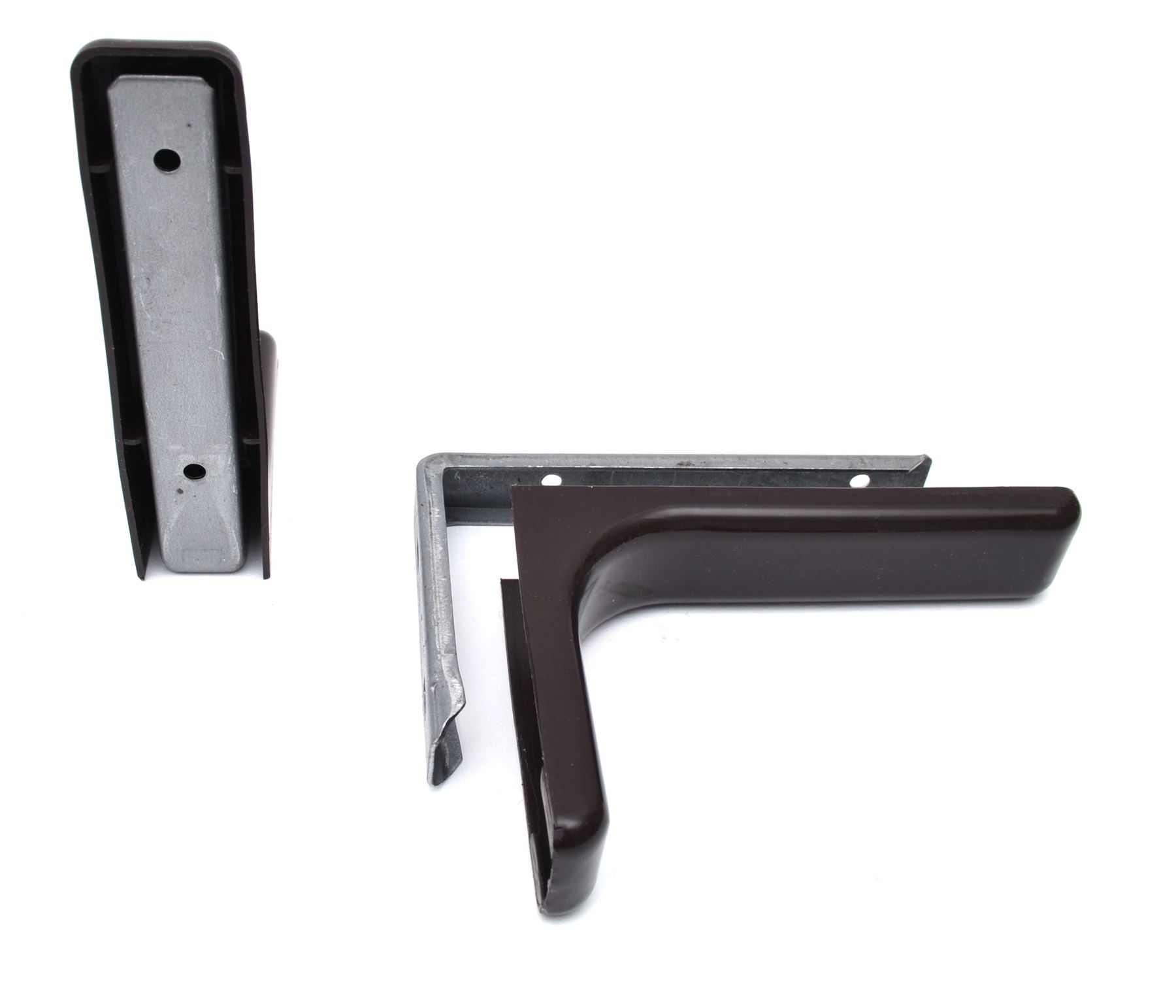 Invisible / Concealed Shelf support bracket with covers 120, 180, 240mm