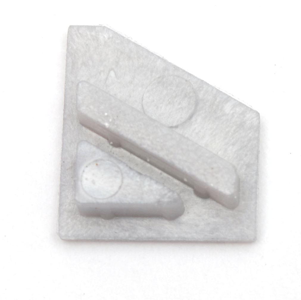 LED Aluminium Profile Straight Recessed Corner 1M + End caps, Mounting