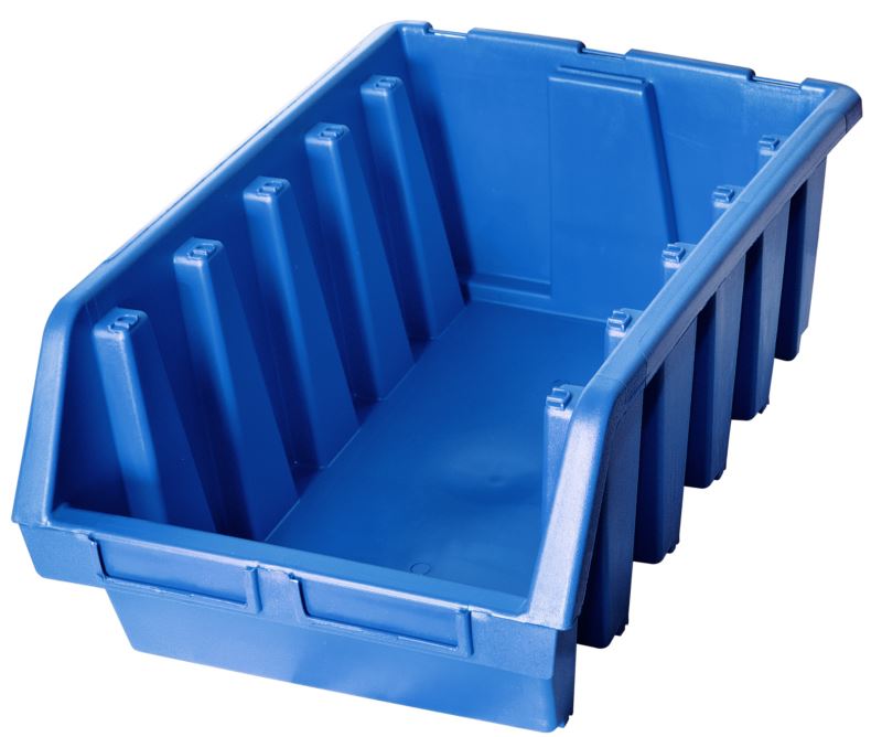 Multi Ergo XL+ Blue box Plastic Parts Storage Stacking Picking Bin