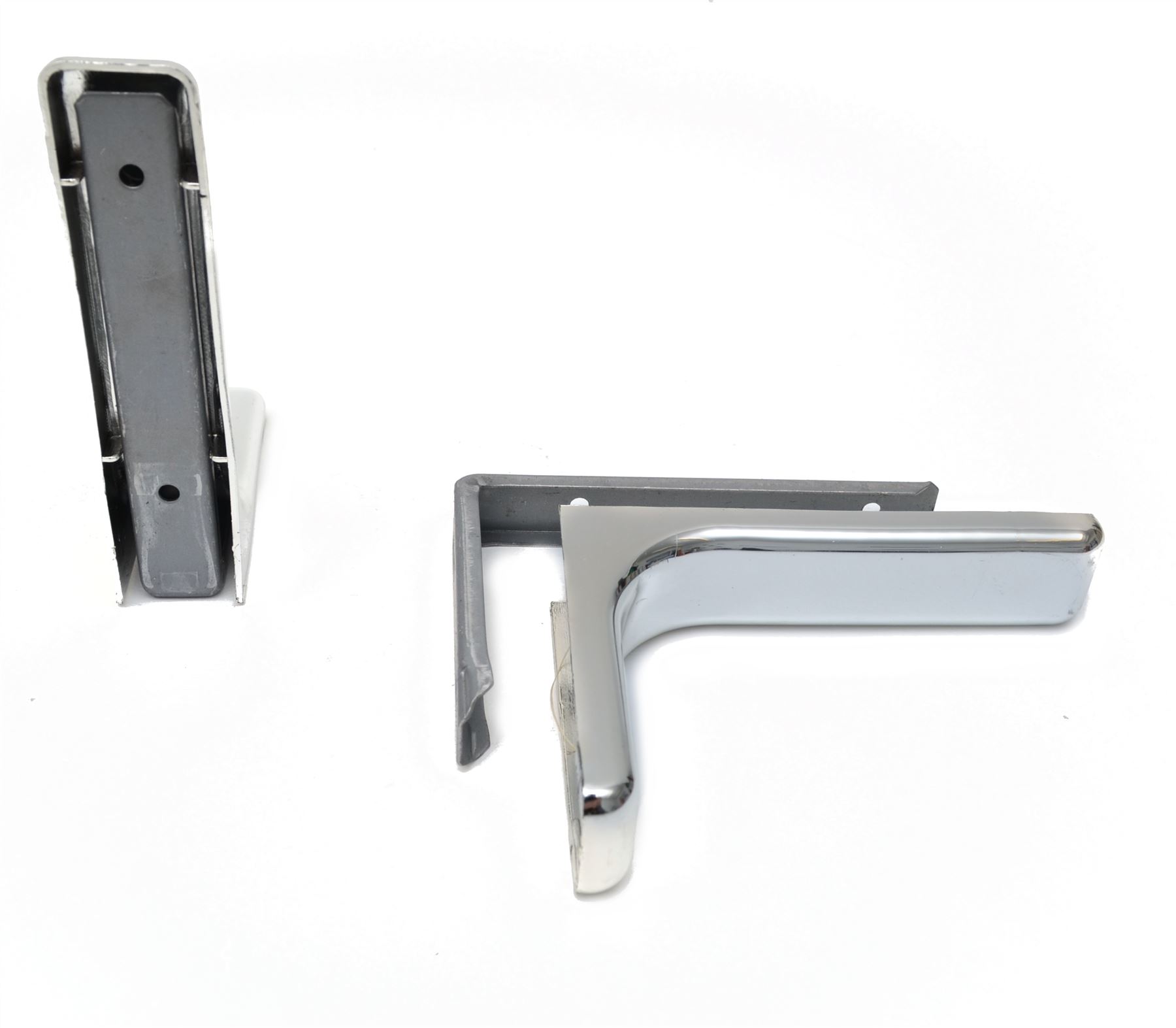 Invisible / Concealed Shelf support bracket with covers 120, 180, 240mm