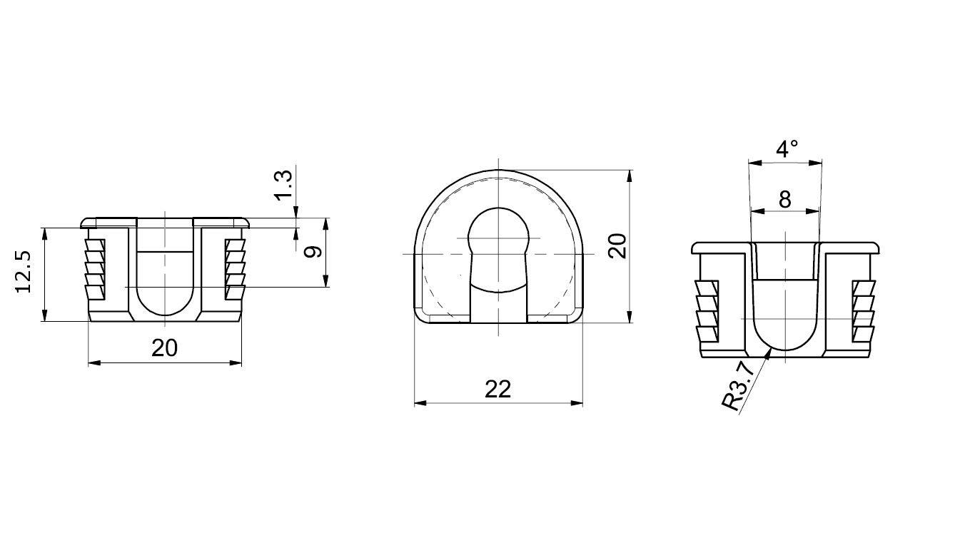 KNOCK DOWN CAM LOCK FLAT PACK FURNITURE FITTING, DOWEL ASSEMBLY