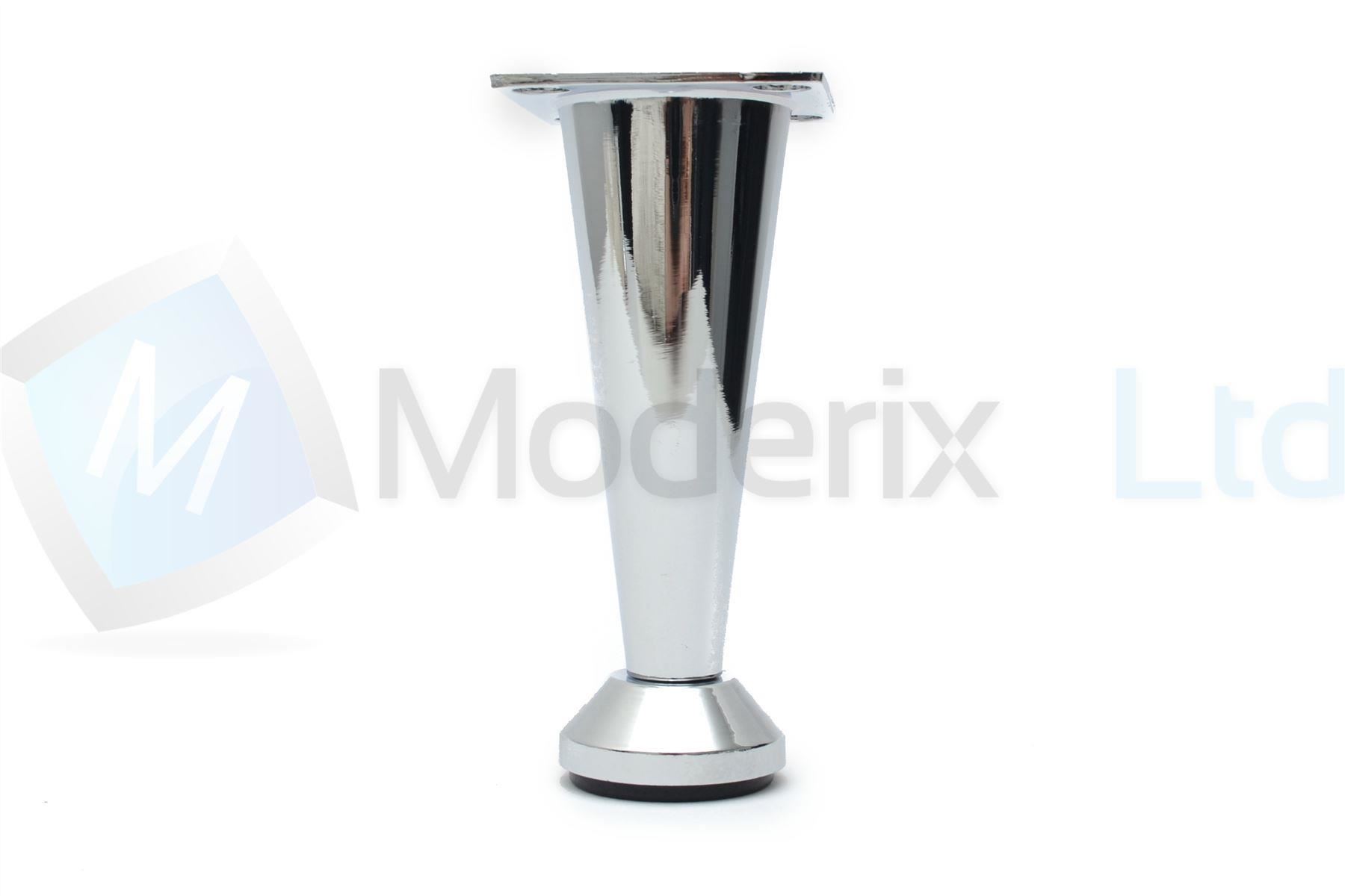 Chrome Aluminium Feet Plinth Legs sofa beds cupboard furniture