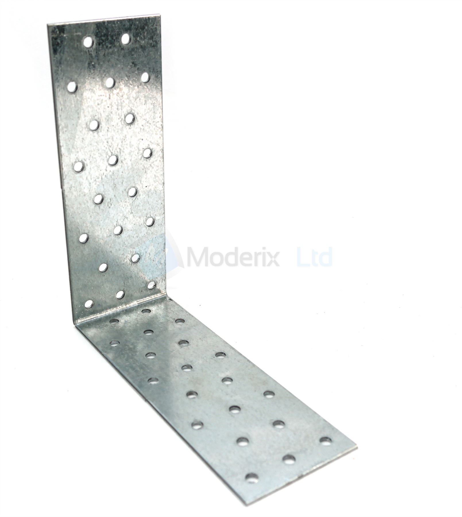 Heavy Duty 2mm Galvanised Reinforced Corner Angle Bracket Packs