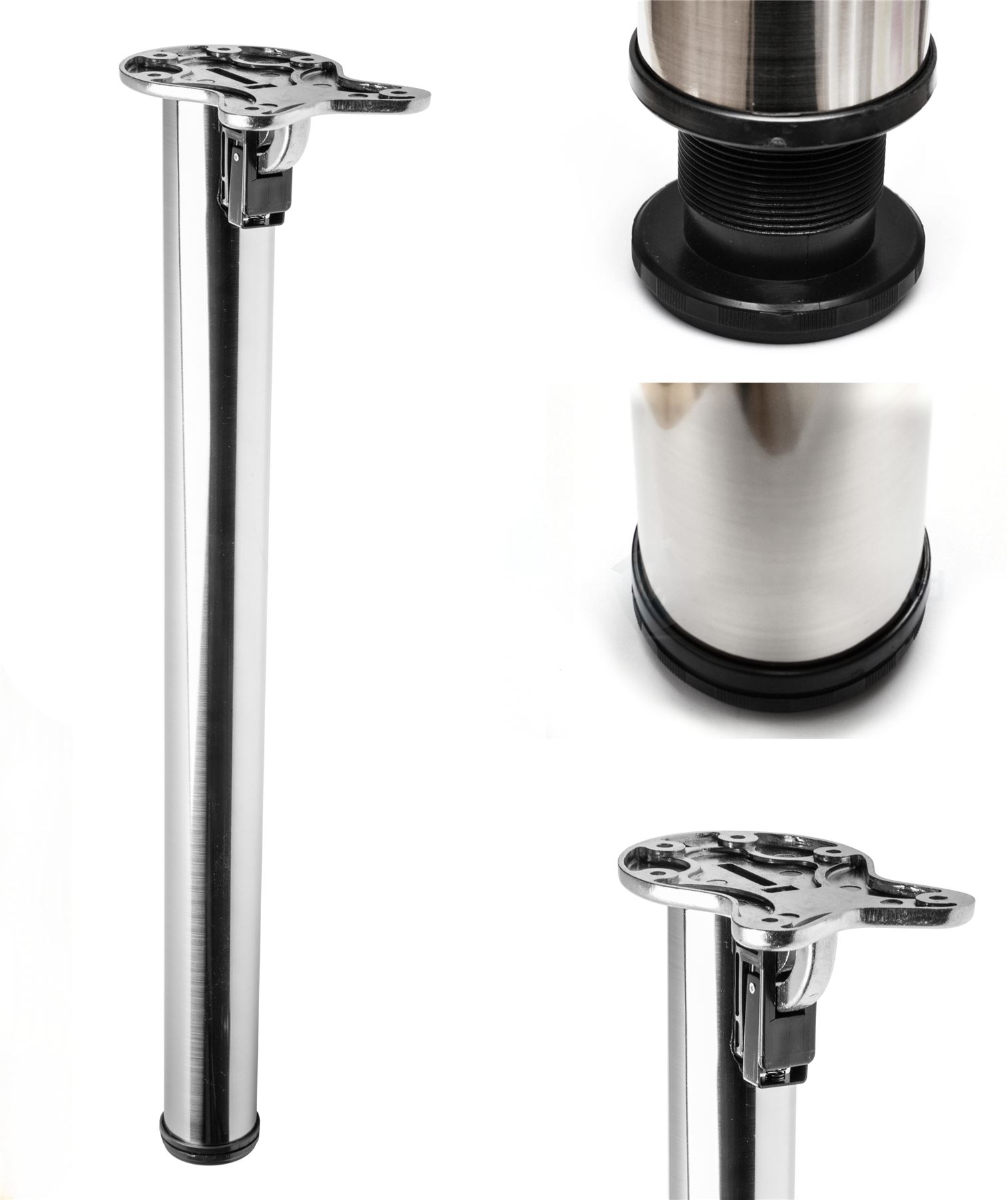 870mm 710mm Folding Breakfast Bar Worktop Support Table Leg 50mm