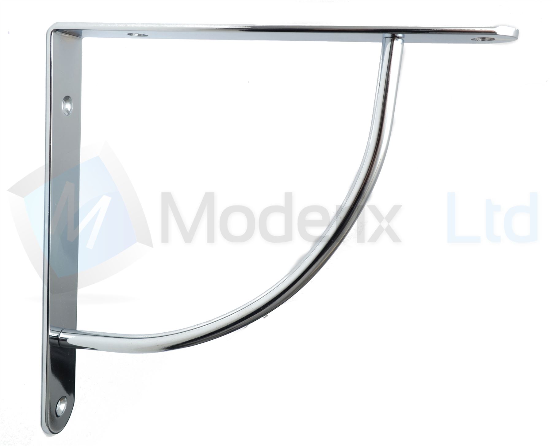 Strong Metal Shelf Supports Bracket High Quality Chrome Satin Pair eBay