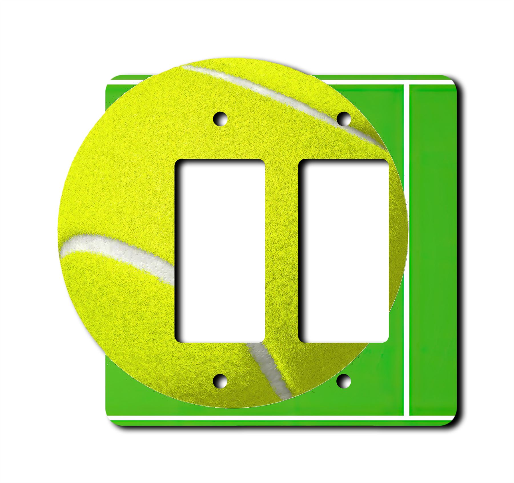 Interruptor de placa de pared de pelota de tenis placas de pared salida basculante cubierta 1 2 3 velocidades - Imagen 5 de 12