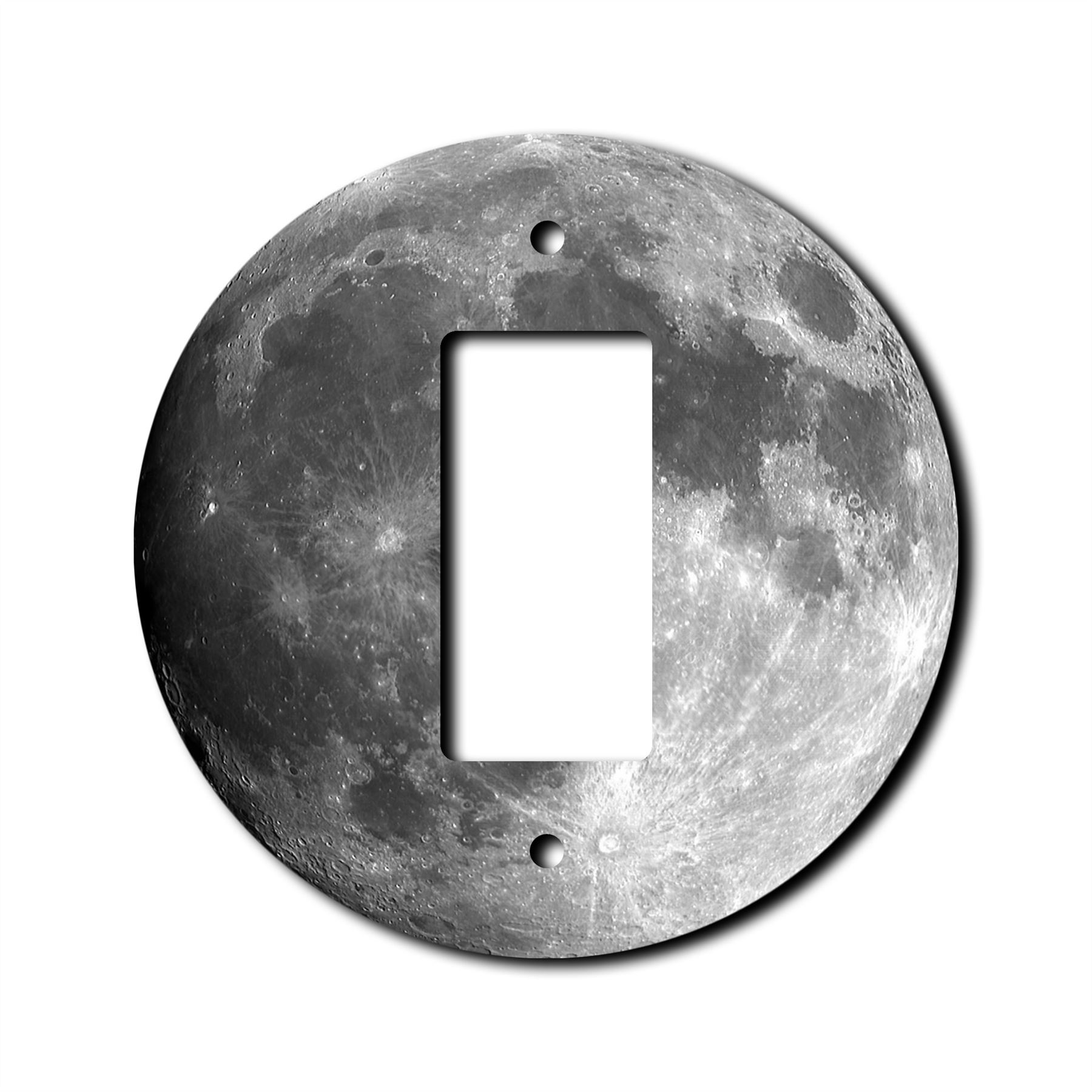 Luna Espacio Exterior Placa de Pared Interruptor Placas de Pared Salida Balancín Cubierta 1 2 3 Velocidades - Imagen 9 de 12
