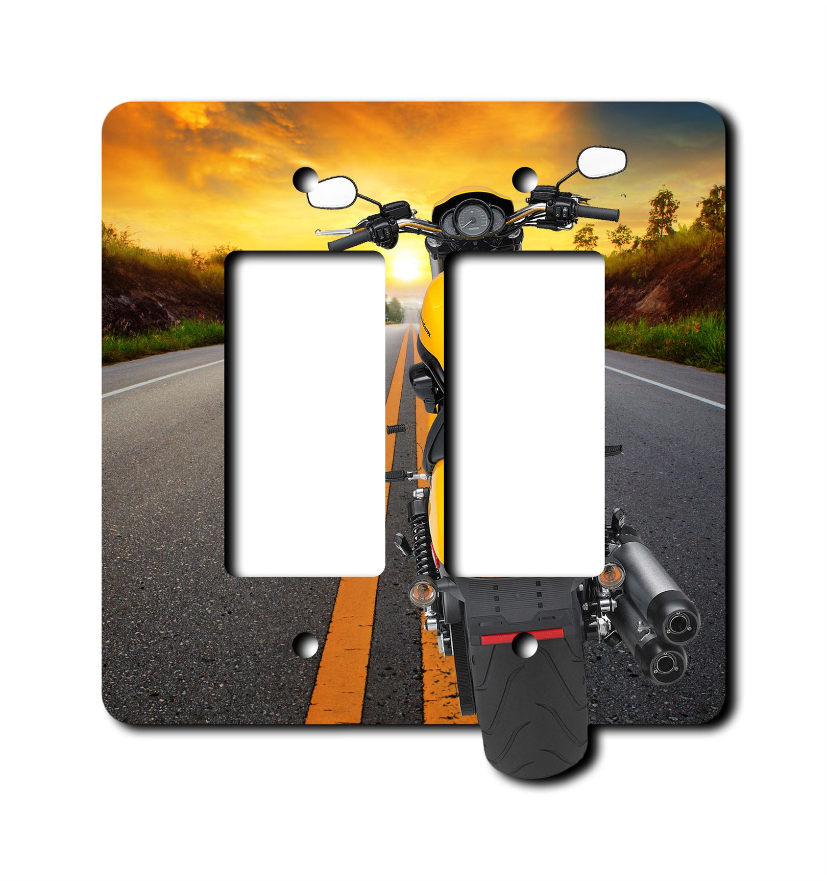 Interruptor de placa de pared para motocicleta placas de pared salida basculante cubierta 1 2 3 velocidades - Imagen 5 de 12