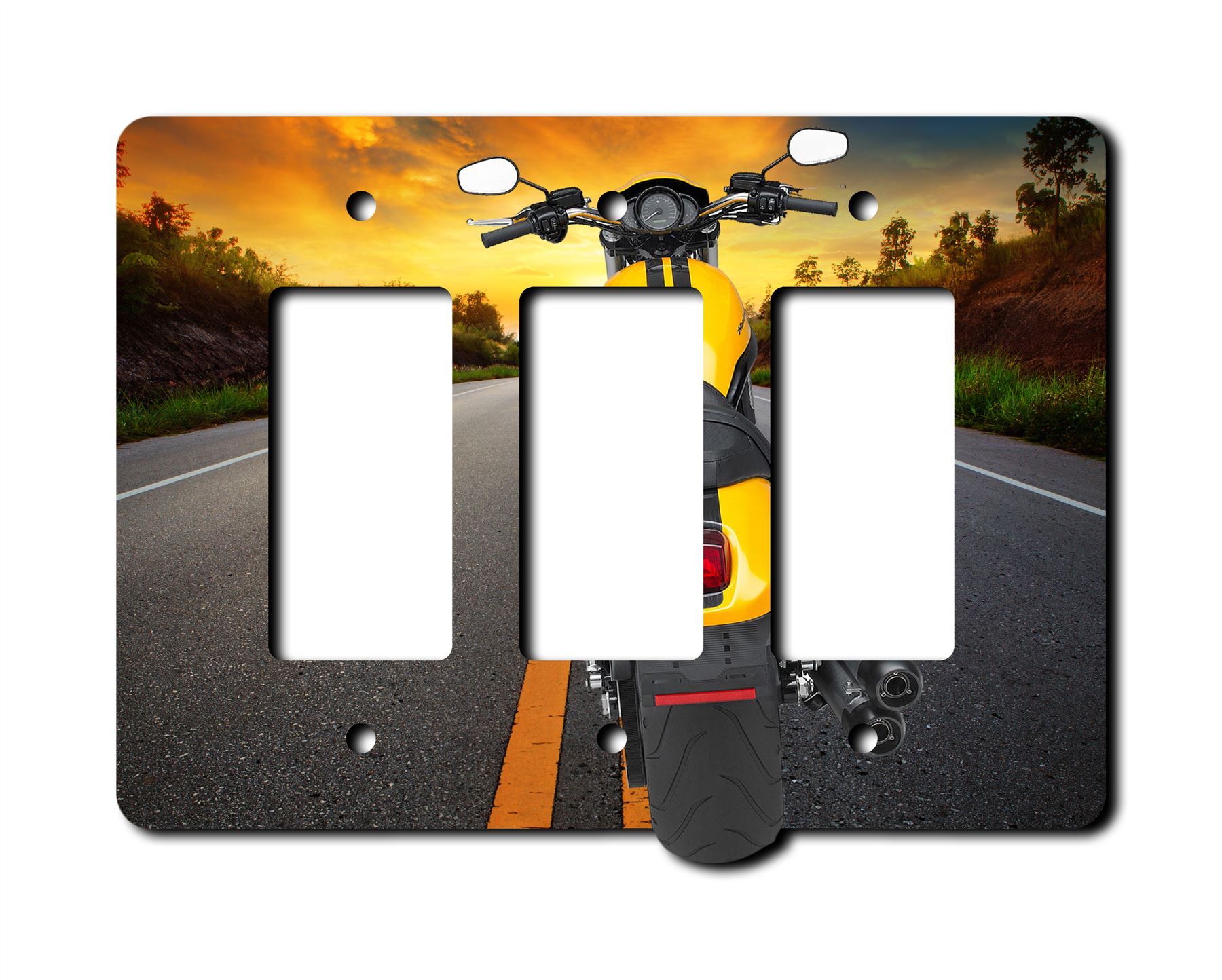 Interruptor de placa de pared para motocicleta placas de pared salida basculante cubierta 1 2 3 velocidades - Imagen 12 de 12