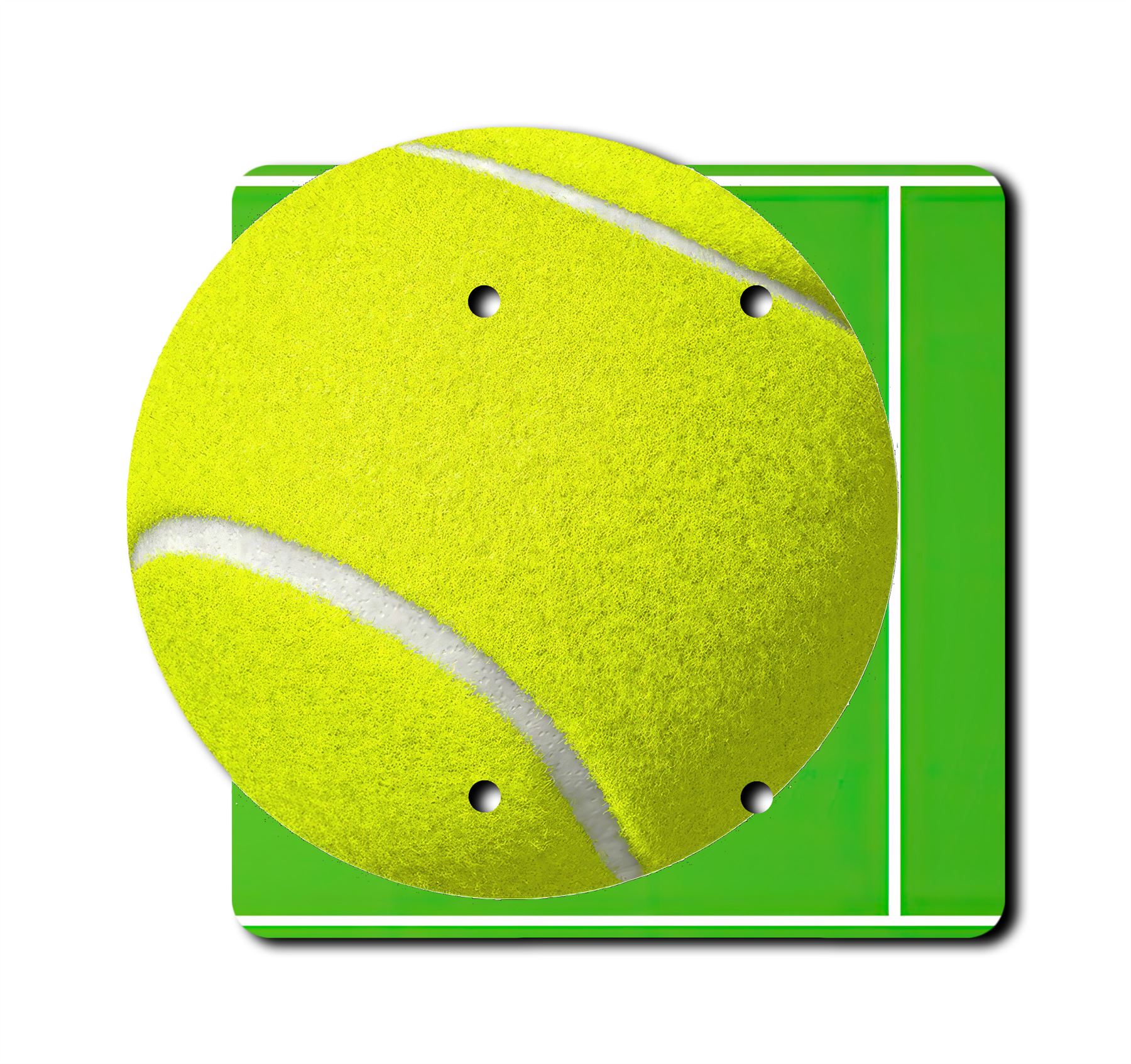 Interruptor de placa de pared de pelota de tenis placas de pared salida basculante cubierta 1 2 3 velocidades - Imagen 2 de 12