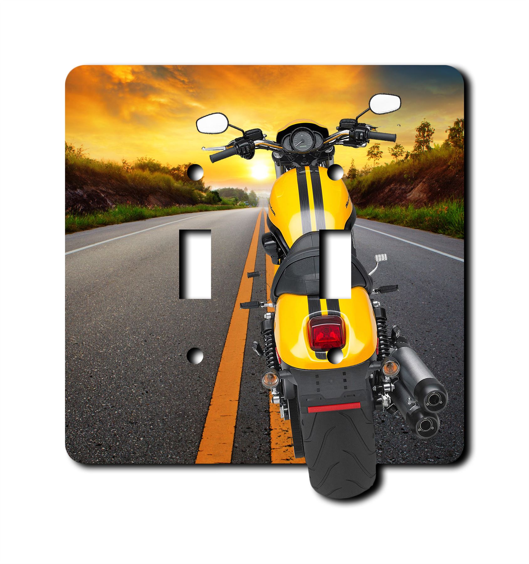 Interruptor de placa de pared para motocicleta placas de pared salida basculante cubierta 1 2 3 velocidades - Imagen 3 de 12