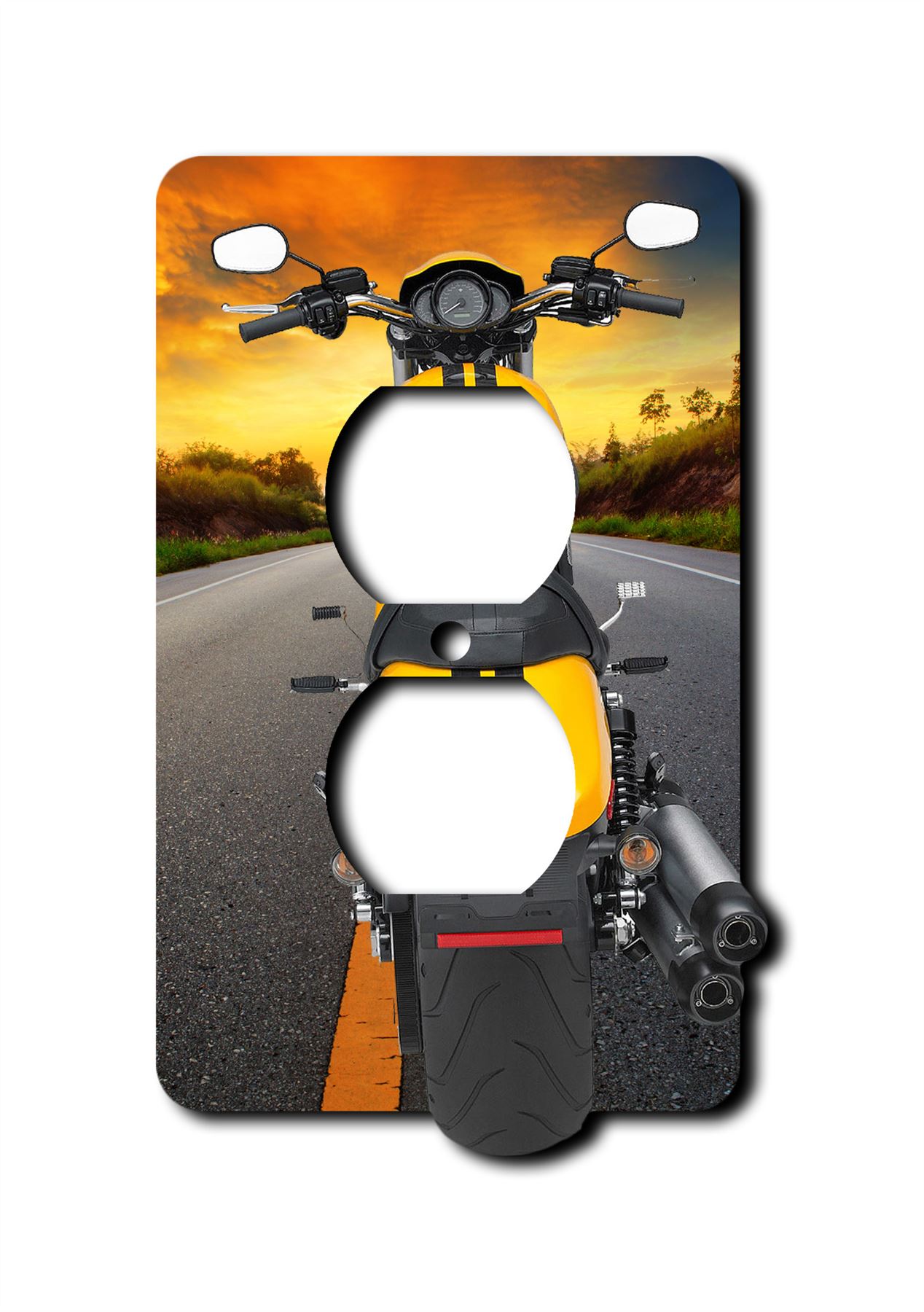 Interruptor de placa de pared para motocicleta placas de pared salida basculante cubierta 1 2 3 velocidades - Imagen 8 de 12