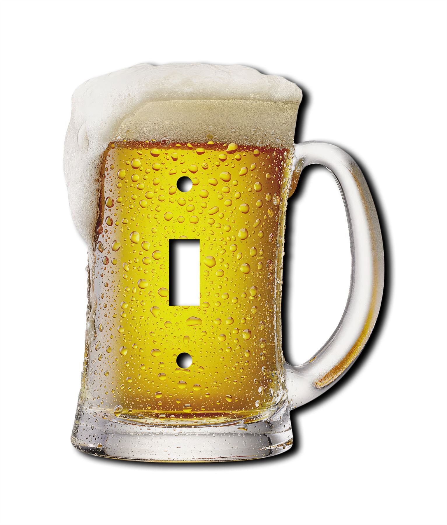 Taza de cerveza placa de pared interruptor placas de pared salida basculante cubierta 1 2 3 velocidades - Imagen 7 de 12