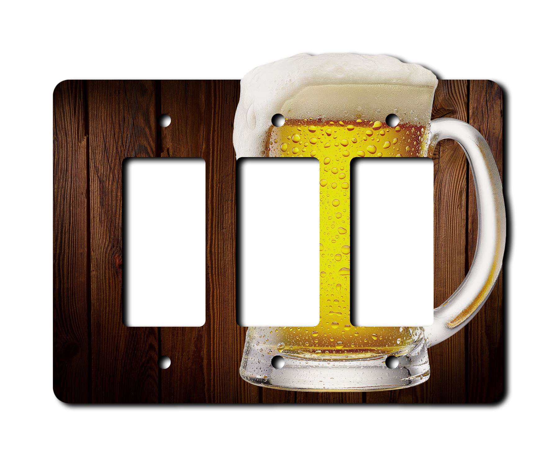Taza de cerveza placa de pared interruptor placas de pared salida basculante cubierta 1 2 3 velocidades - Imagen 12 de 12
