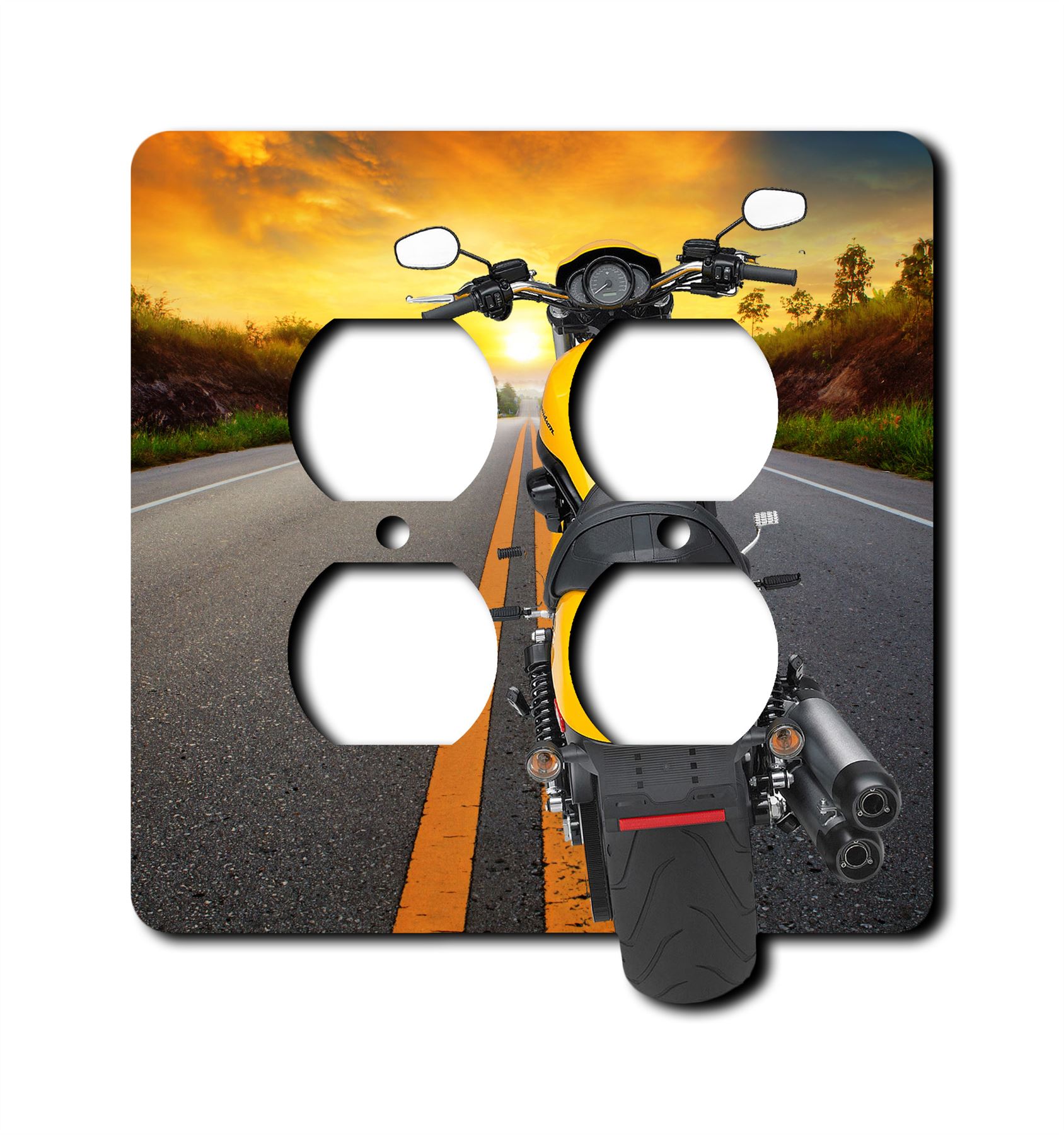 Interruptor de placa de pared para motocicleta placas de pared salida basculante cubierta 1 2 3 velocidades - Imagen 4 de 12