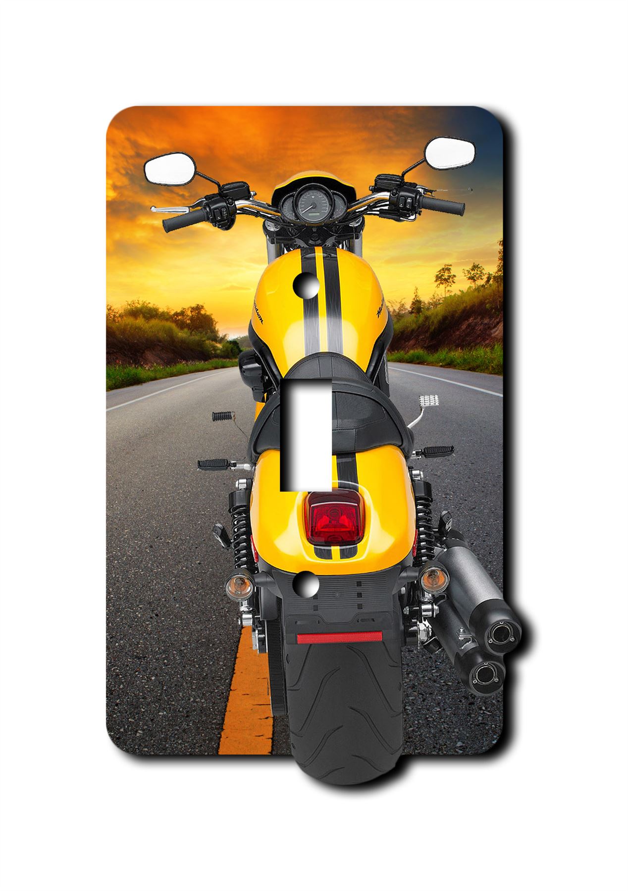 Interruptor de placa de pared para motocicleta placas de pared salida basculante cubierta 1 2 3 velocidades - Imagen 7 de 12