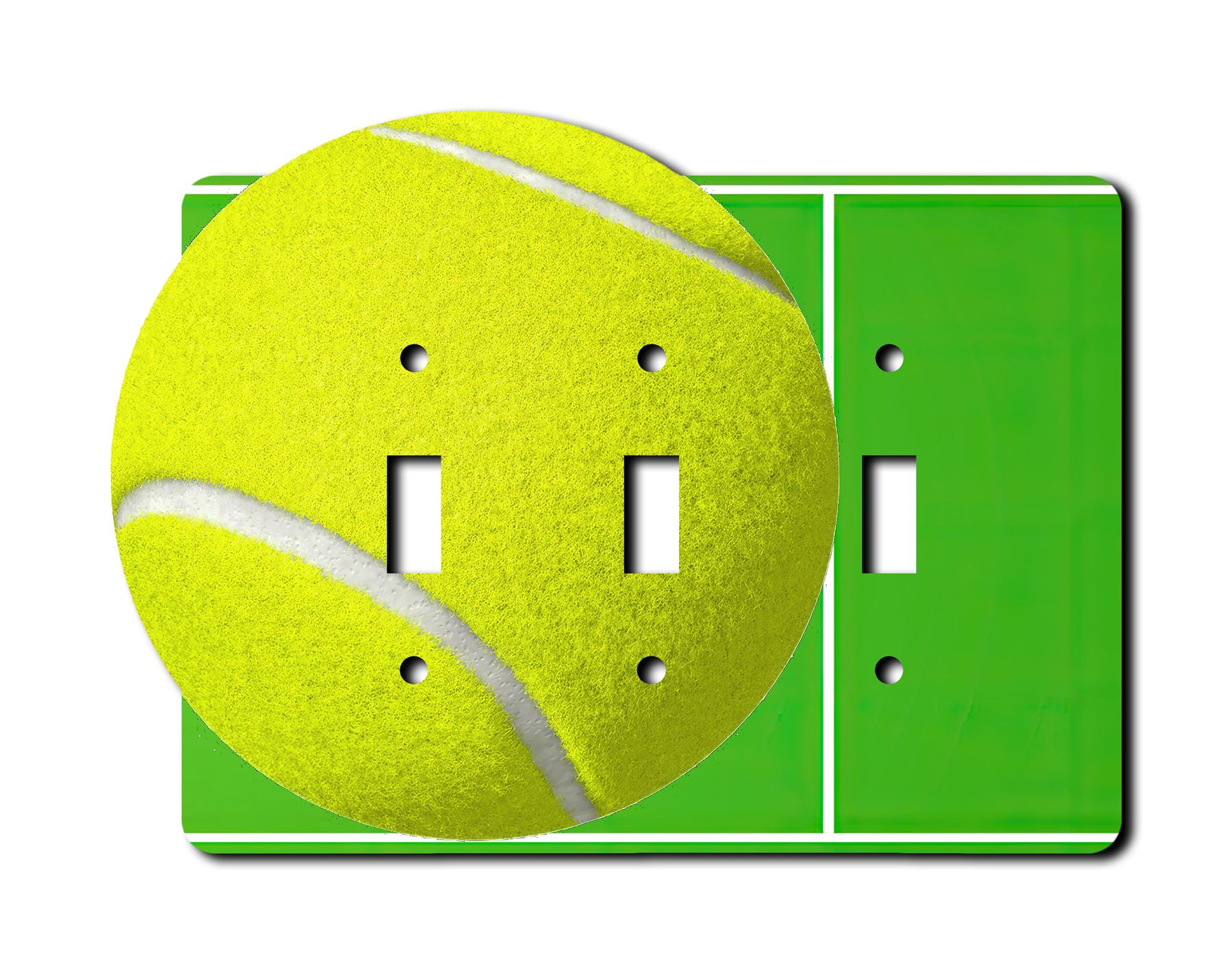 Interruptor de placa de pared de pelota de tenis placas de pared salida basculante cubierta 1 2 3 velocidades - Imagen 11 de 12