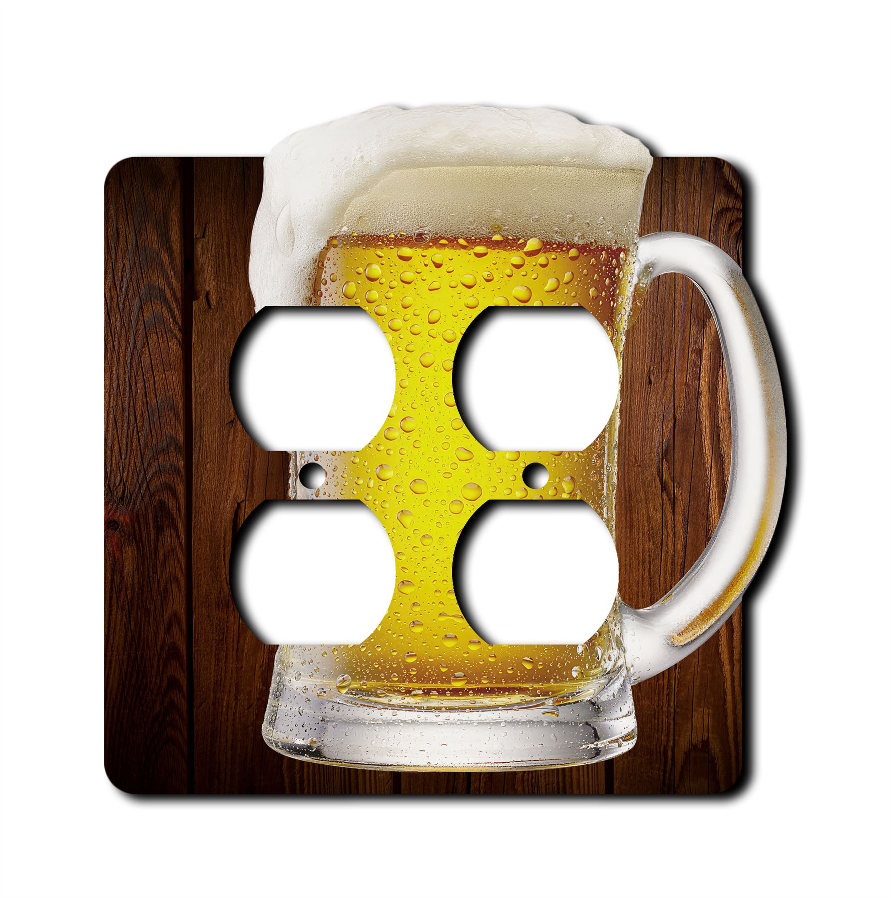 Taza de cerveza placa de pared interruptor placas de pared salida basculante cubierta 1 2 3 velocidades - Imagen 4 de 12