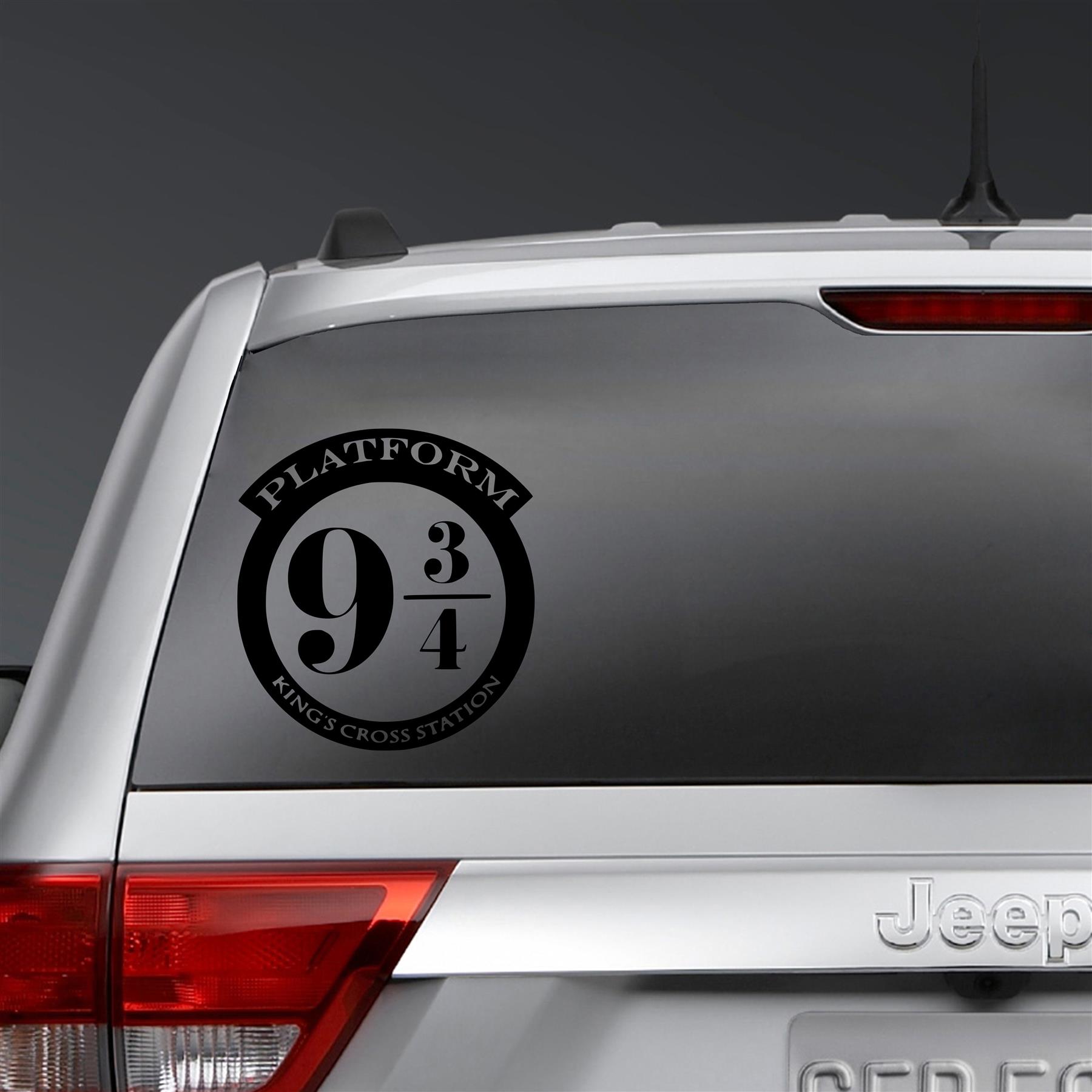 Platform 9 3//4 Harry Potter Decal Car DecalDoggy Wall Art