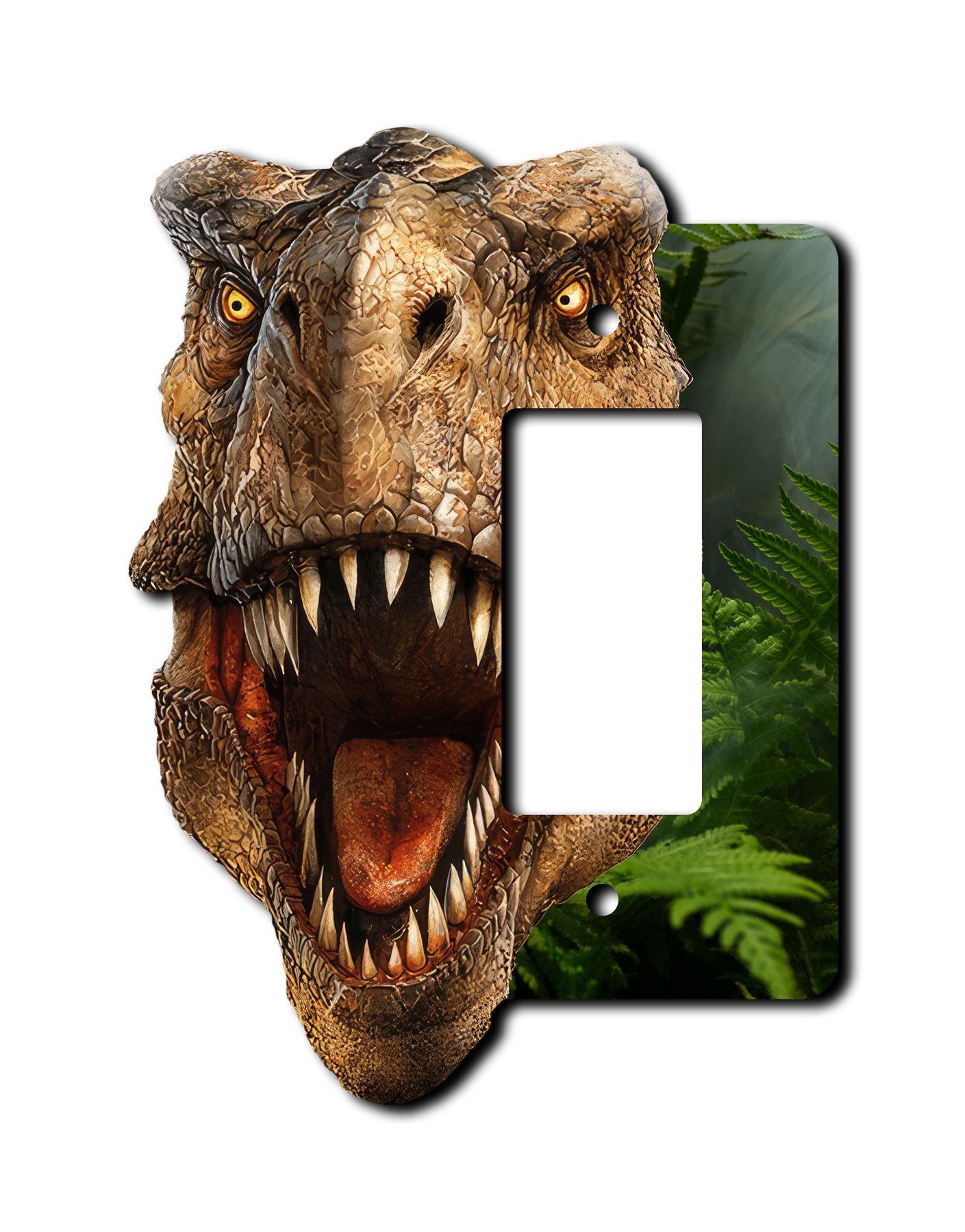 Interruptor de placa de pared de dinosaurio T-Rex placas de pared salida basculante cubierta 1 2 3 velocidades - Imagen 9 de 12