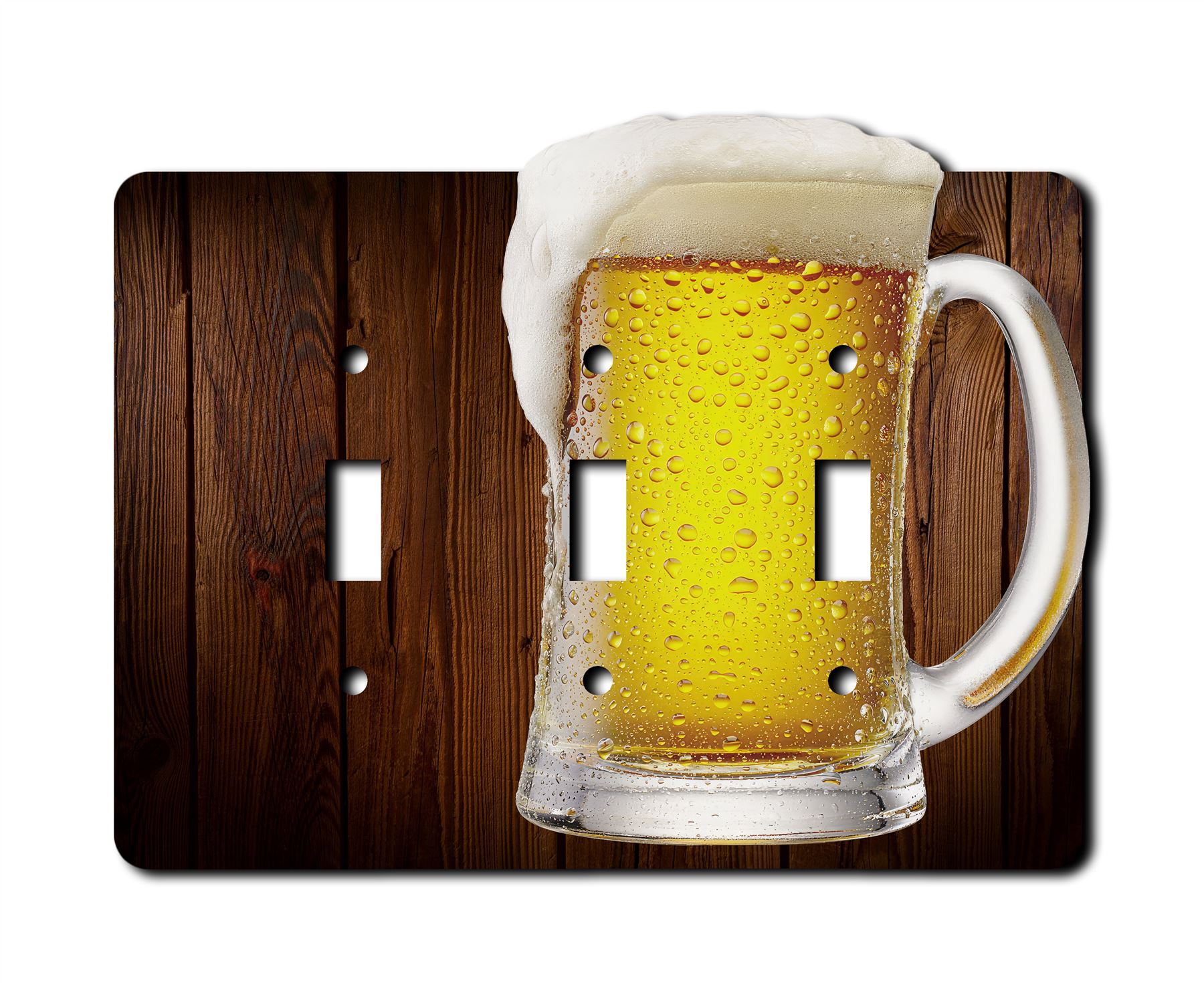 Taza de cerveza placa de pared interruptor placas de pared salida basculante cubierta 1 2 3 velocidades - Imagen 11 de 12
