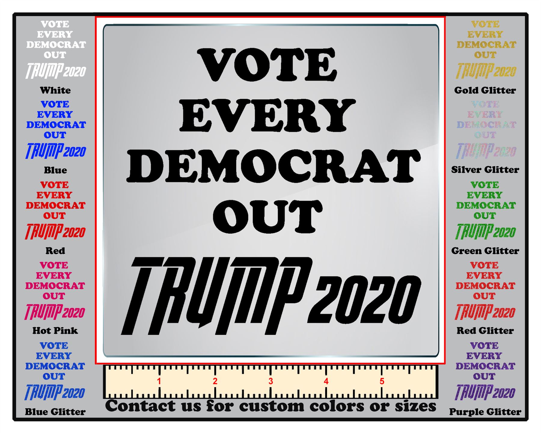 Wall DecalDoggy Maryland For Donald Trump 2020 Vinyl Decal Car