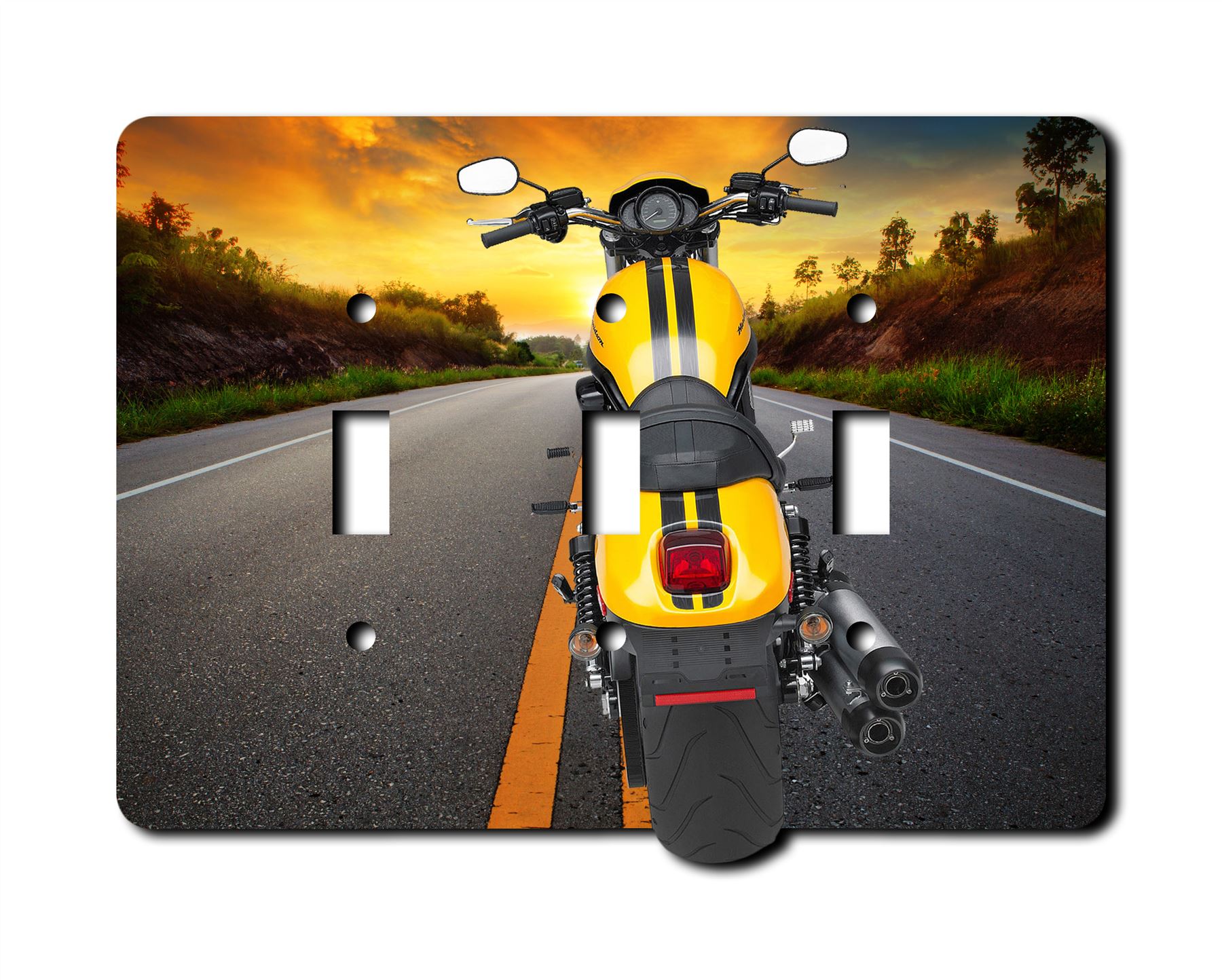 Interruptor de placa de pared para motocicleta placas de pared salida basculante cubierta 1 2 3 velocidades - Imagen 11 de 12